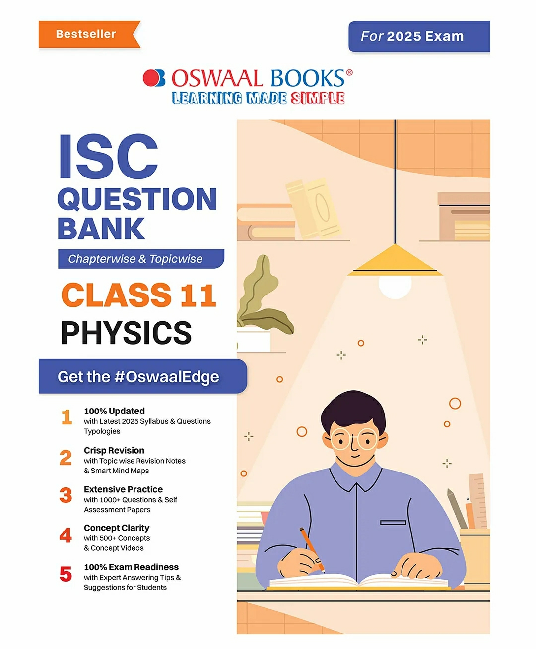 Oswaal Isc Question Bank Class 11 Physics | Chapterwise | Topicwise  | Solved Papers  | For 2025 Exams  |   Academic Books Academic Books Academic Books