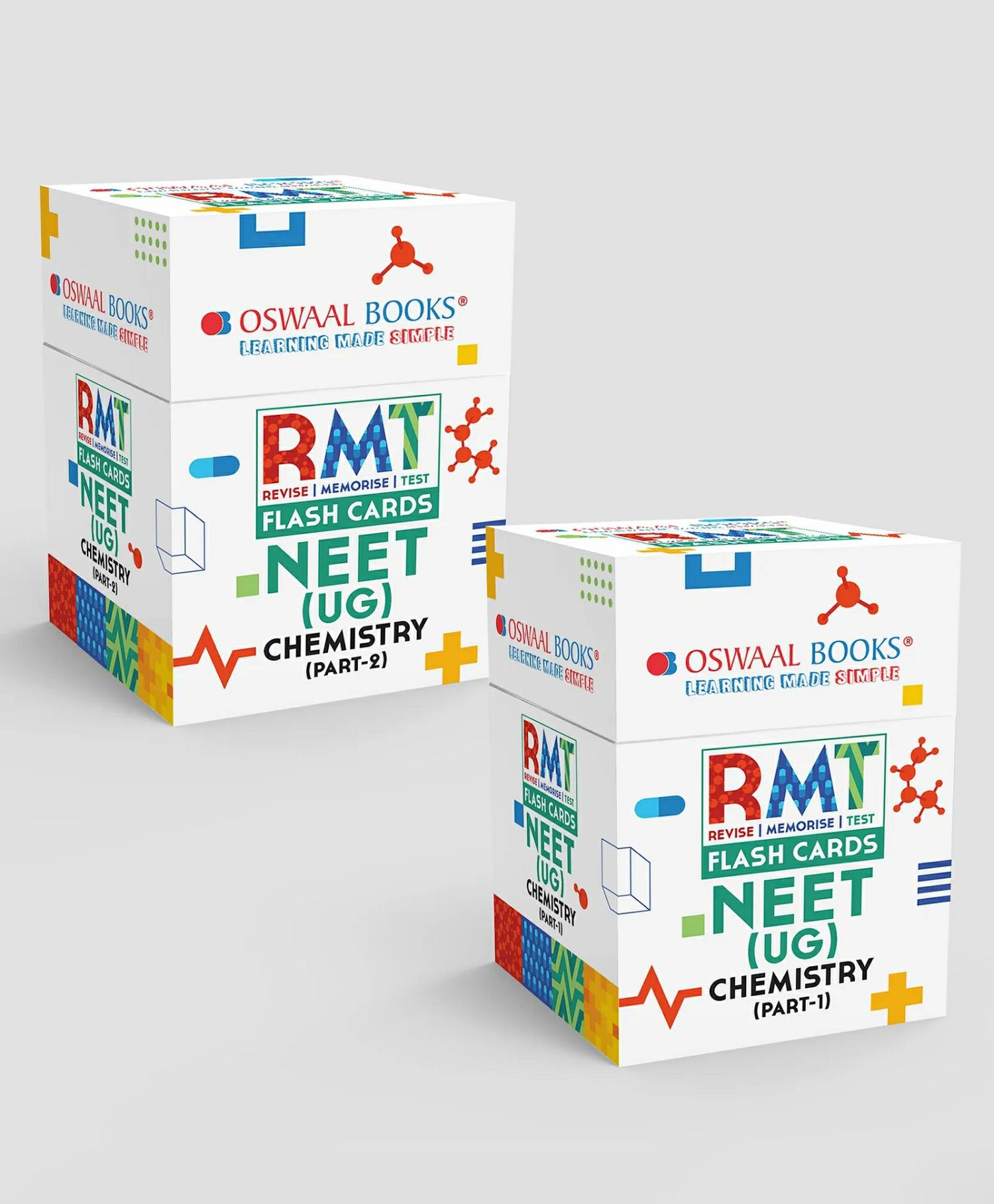 Oswaal Neet Rmt Flashcards Chemistry (Part-1 & 2) Set Of 2 Boxes (For 2024 Exam)  |   Academic Books Academic Books Academic Books