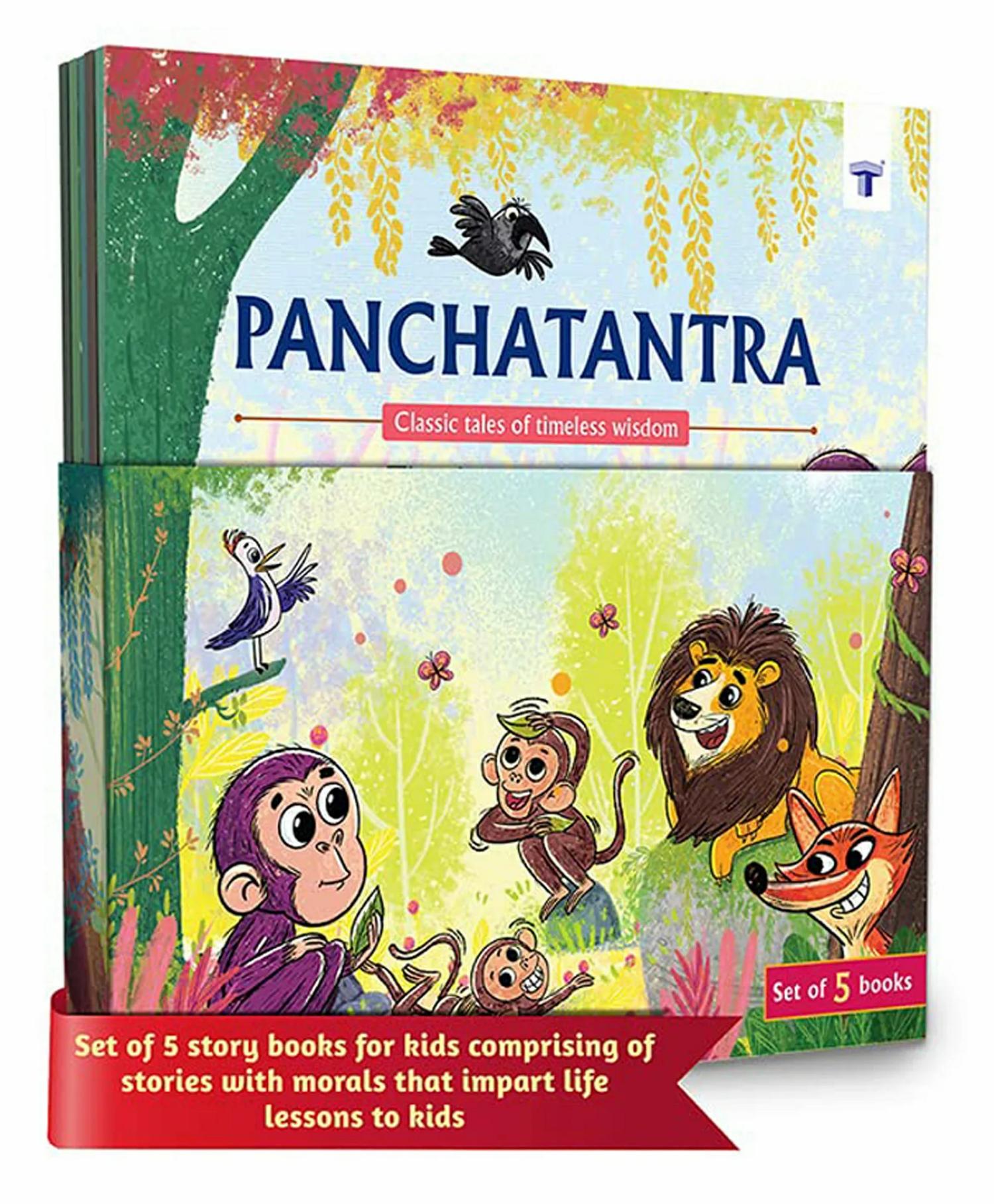 Panchatantra Illustrated Moral Story Books Pack Of 5 – English  |   Story Books Story Books