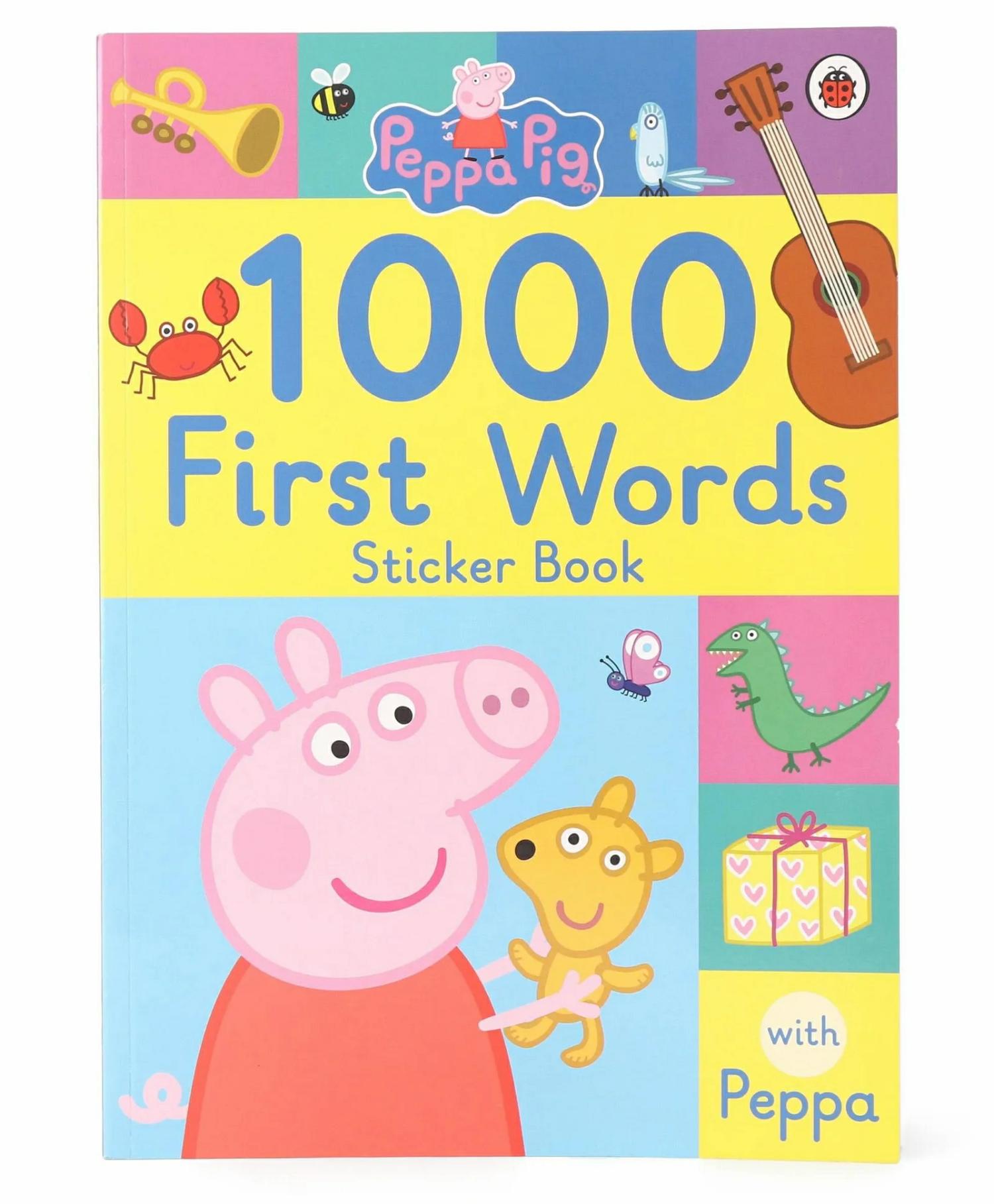 Peppa Pig 1000 First Words Sticker Book By Ladybird – English  |   Crafts, Hobbies & Activity Books Crafts, Hobbies & Activity Books Crafts