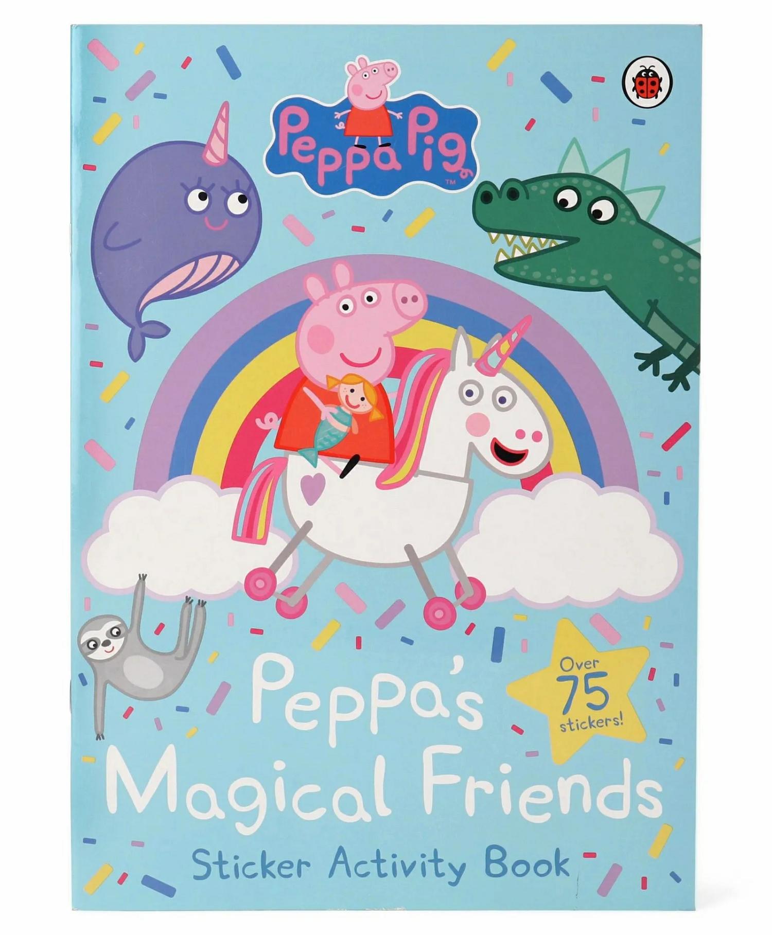 Peppa Pig Peppa’s Magical Friends Sticker Activity Book – English  |   Sticker Books Sticker Books Sticker Books