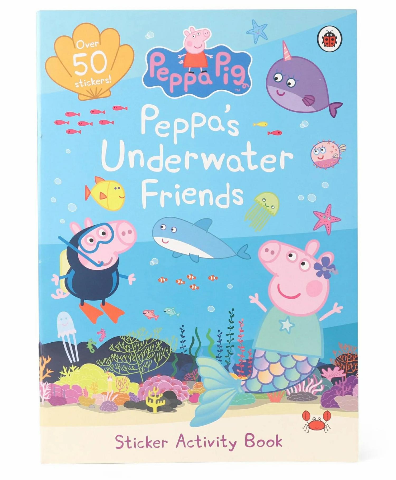 Peppa Pig Peppa’s Underwater Friends Sticker Activity Book – English  |   Sticker Books Sticker Books Sticker Books