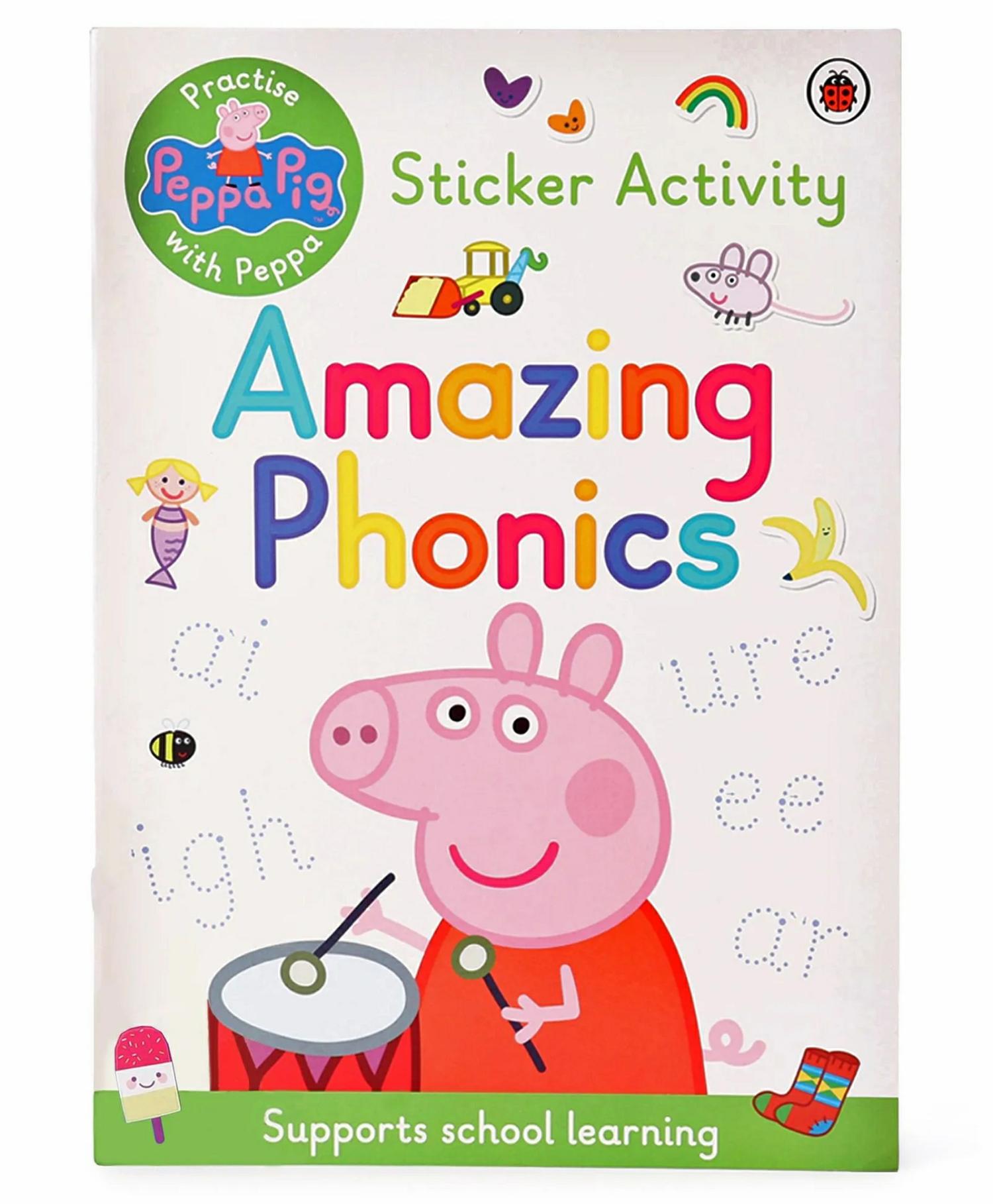 Peppa Pig Practise With Peppa Amazing Phonics – English  |   Sticker Books Sticker Books Sticker Books