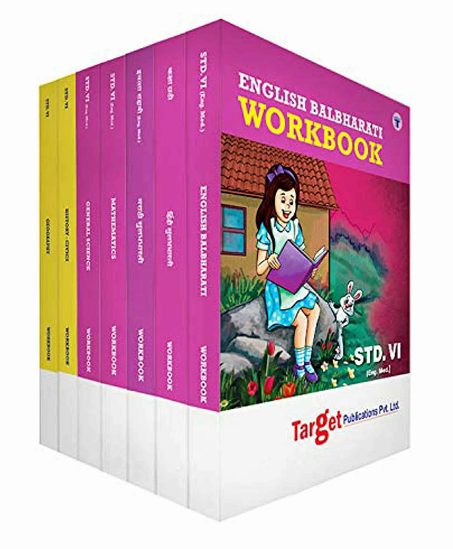 Perfect Entire Set Of 7 Workbooks Std 6 – English  |   Academic Books Academic Books Academic Books