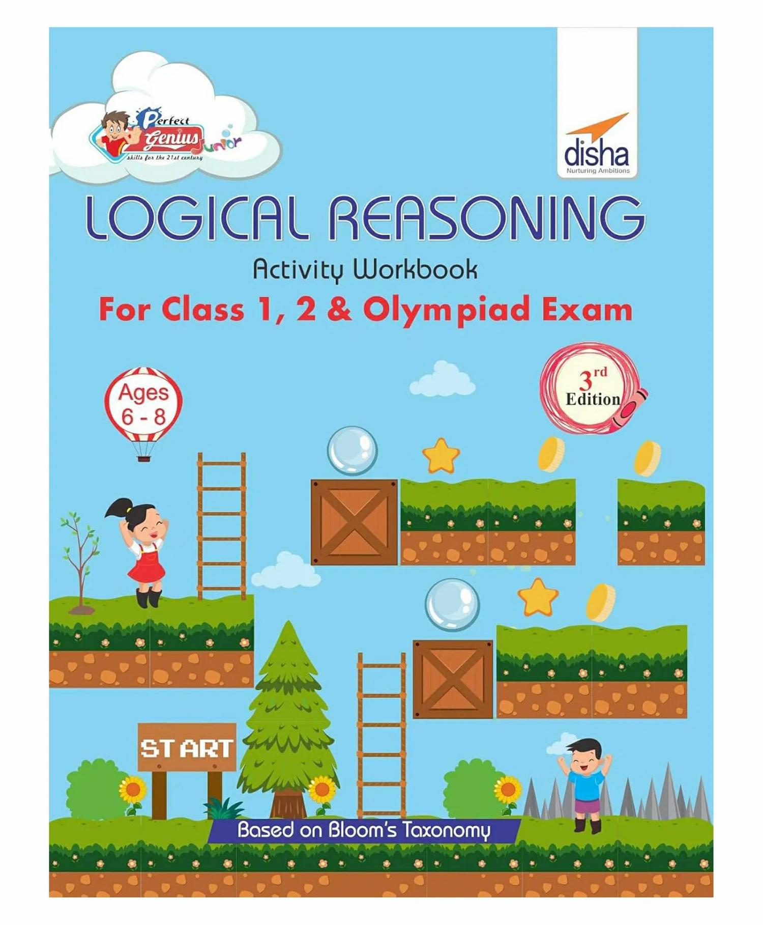 Perfect Genius Logical Reasoning Activity Workbook For Class 1, 2 & Olympiad Exams 3Rd Edition (Ages 6 To 8)  |   Academic Books Academic Books Academic Books