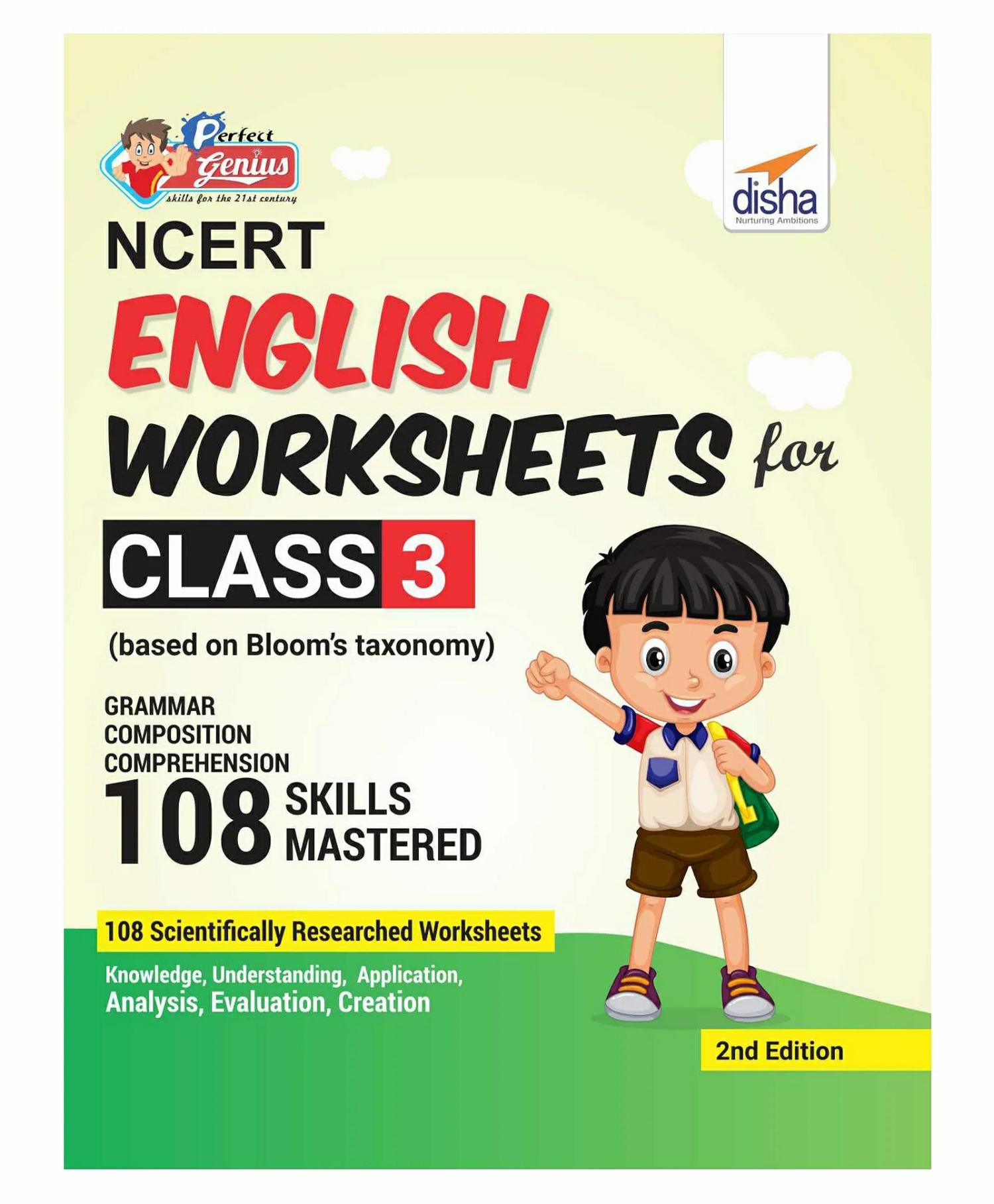 Perfect Genius Ncert English Worksheets For Class 3 (Based On Bloom’S Taxonomy) 2Nd Edition  |   Academic Books Academic Books Academic Books