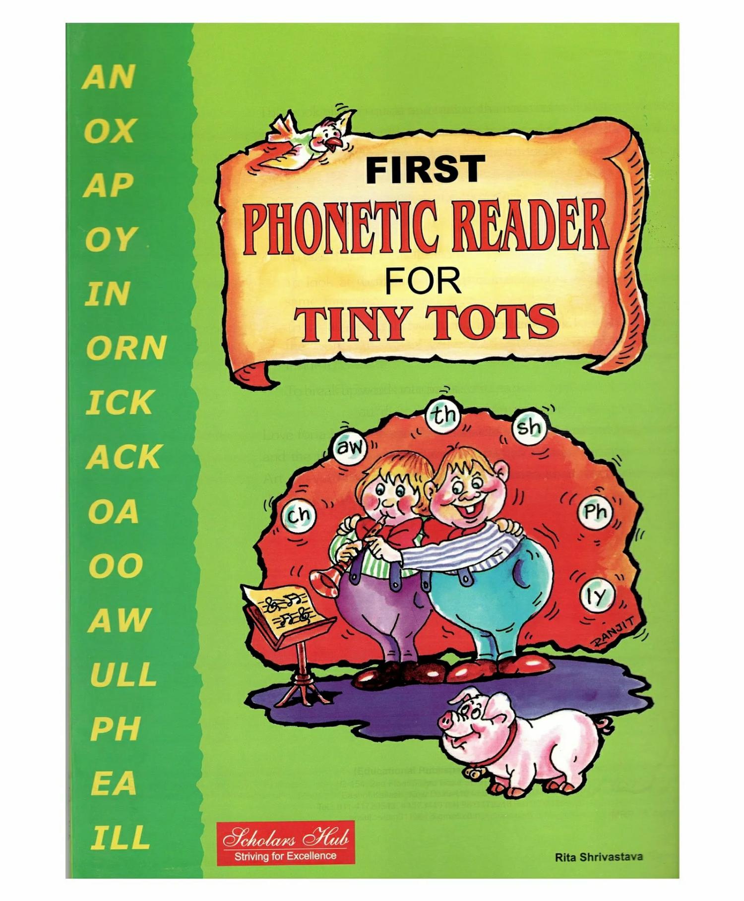 Phonetic Reader For Tiny Tots Book – English  |   Read & Learn Picture Books Picture Books