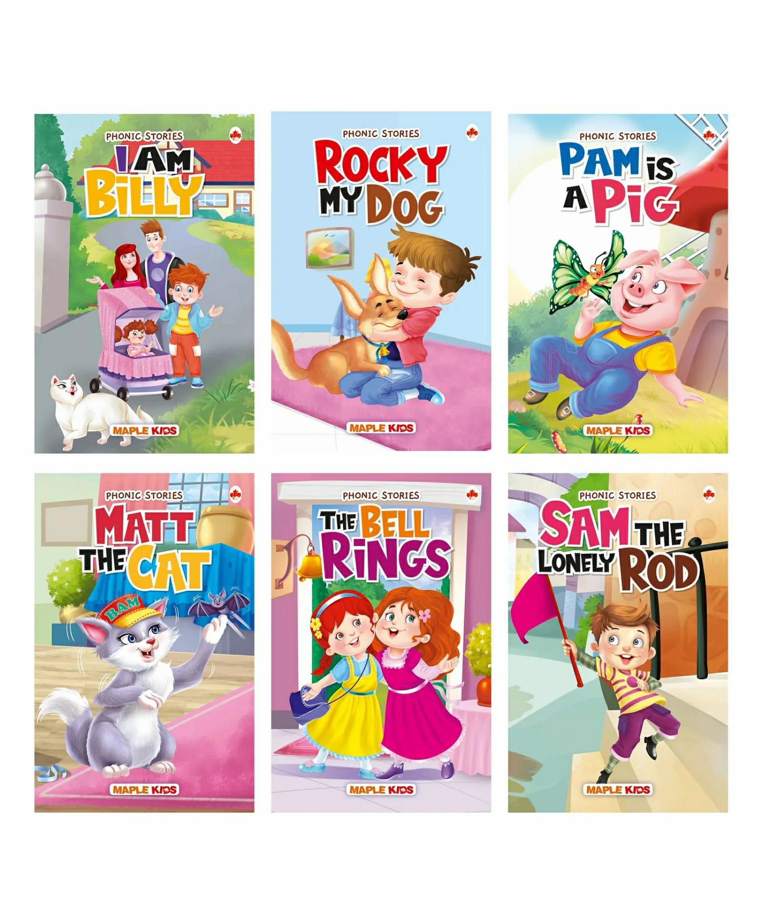 Phonic Reader Story Books Pack Of 6 – English  |   Story Books Picture Books Picture Books