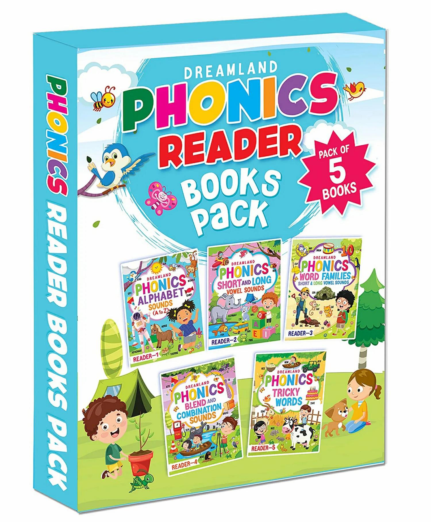 Phonics Reader Pack Of 5 Books – English  |   Picture Books Picture Books Picture Books