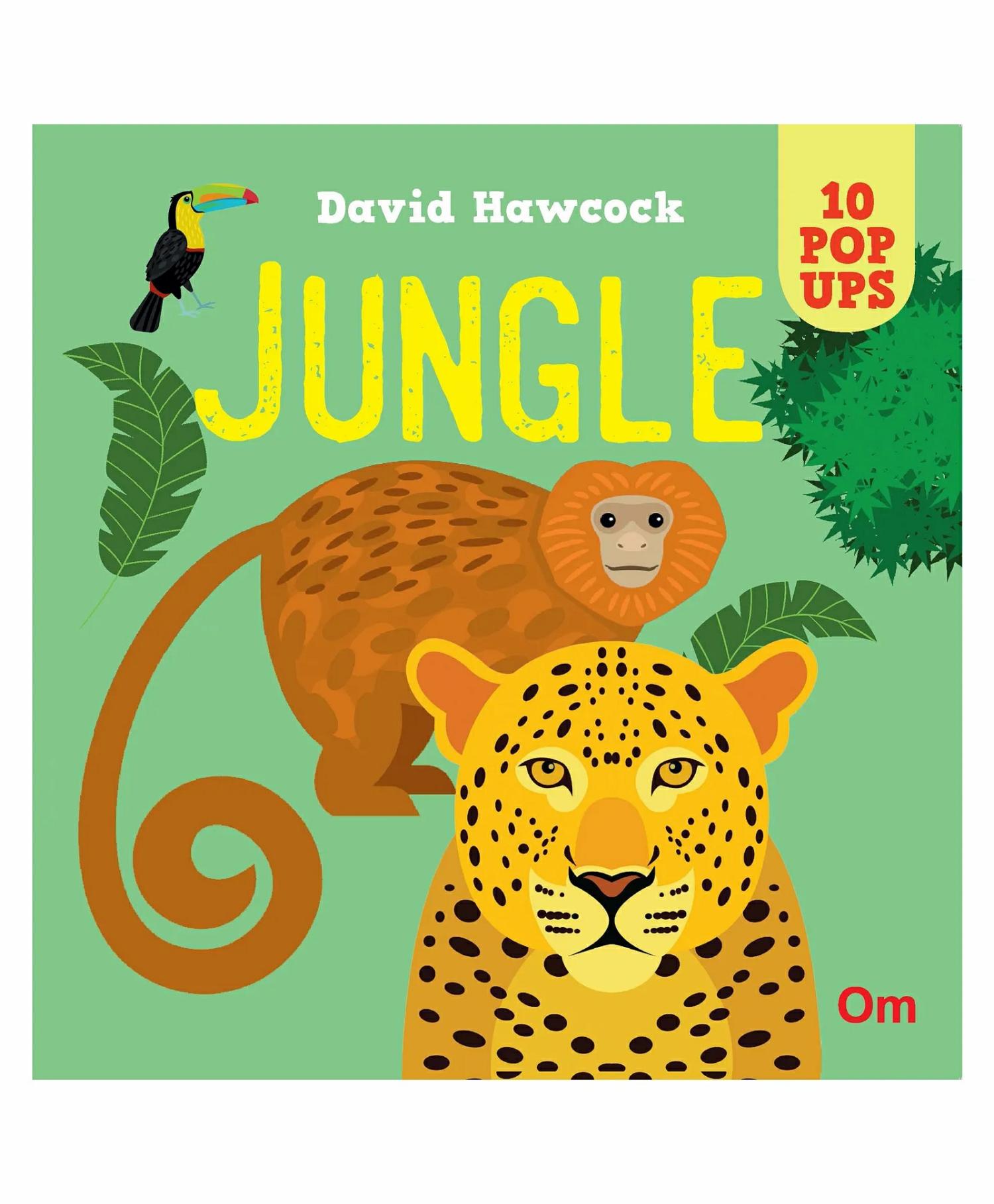 Pop-Up Jungle: Amazing 10 Pop-Ups For The Young Ones – Pop Up Board Book For Children  |   Board Books Board Books Board Books