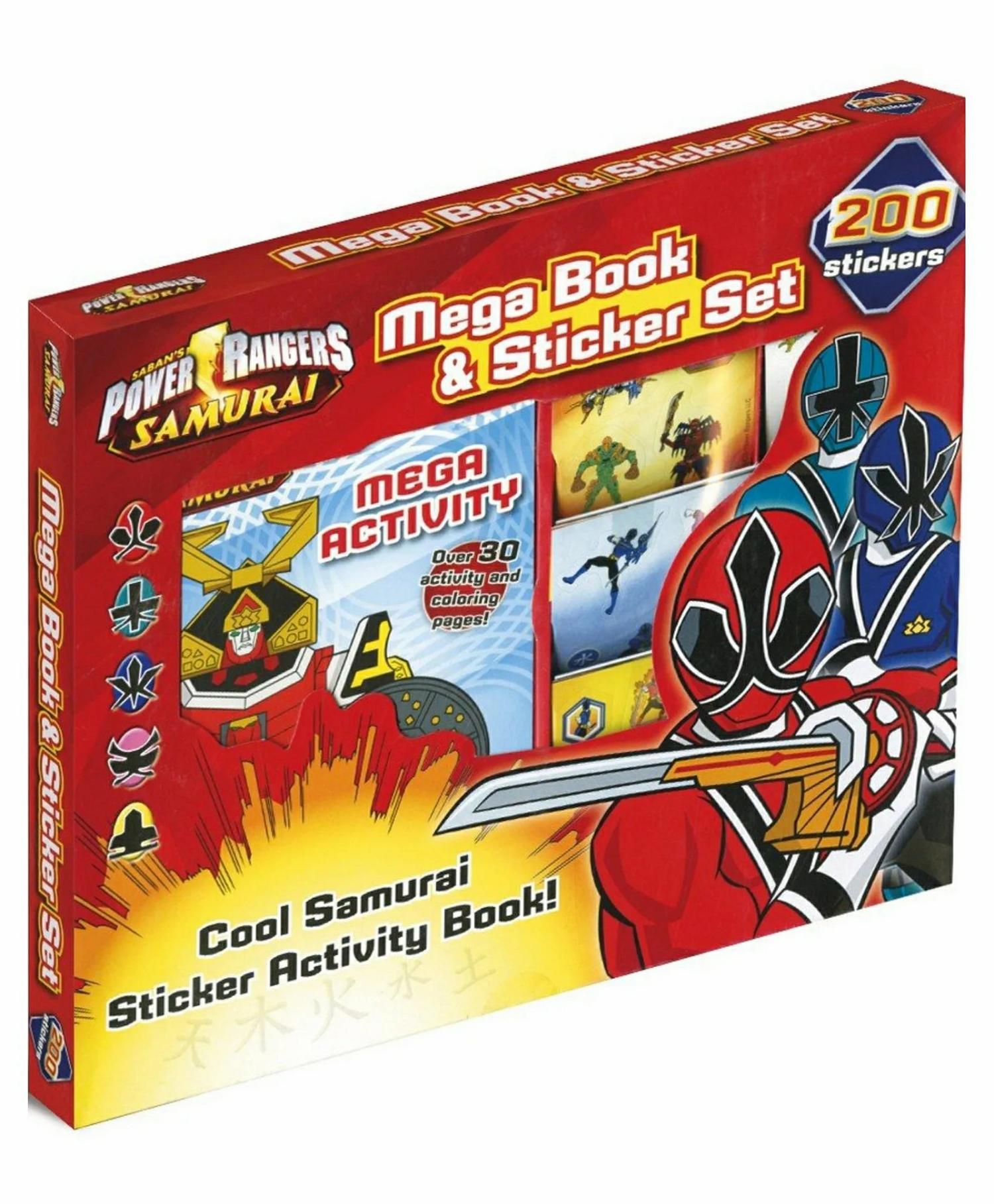 Power Rangers Samurai Mega Sticker Book – English  |   Sticker Books Sticker Books Sticker Books