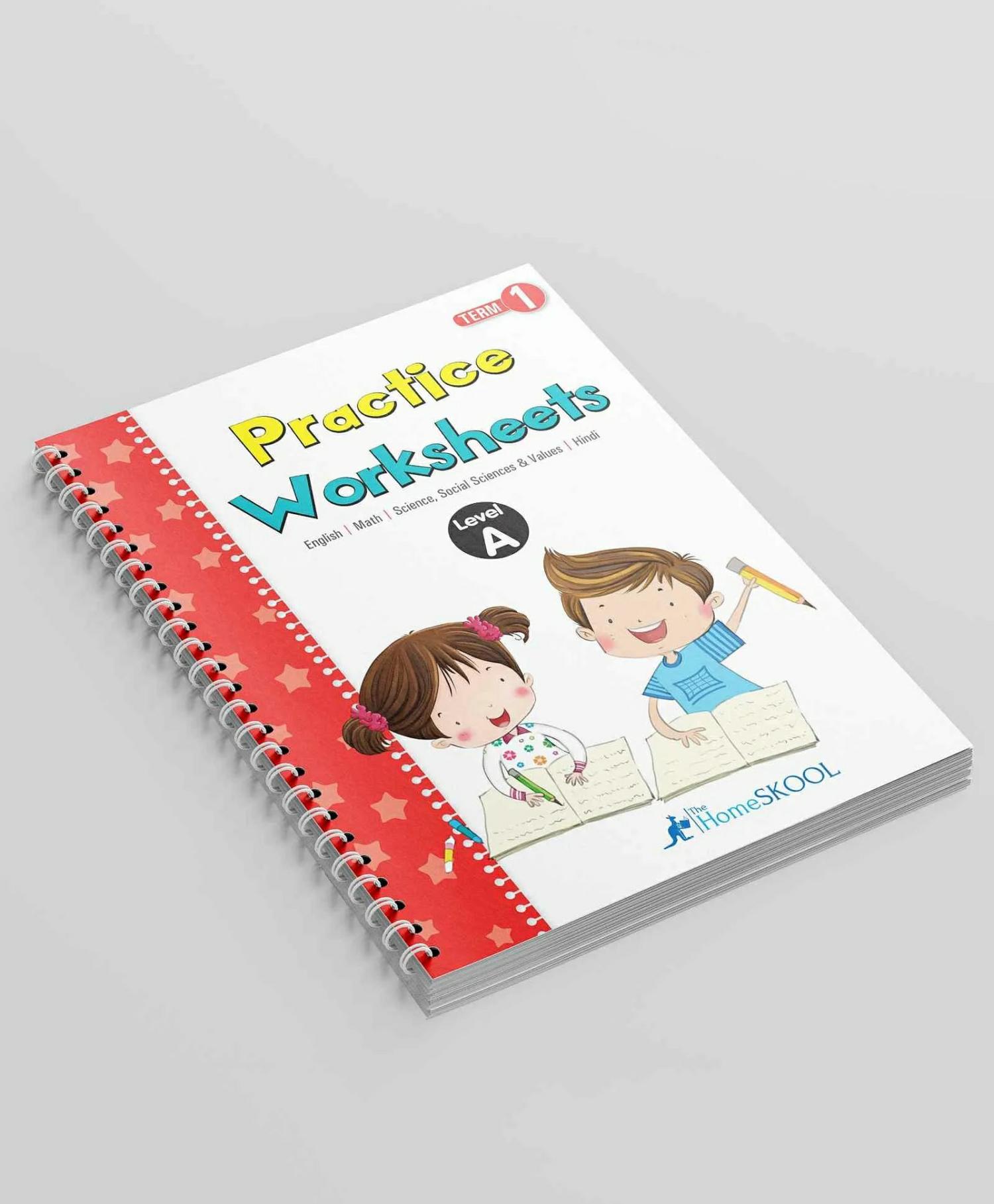 Practice Worksheets Level A Term 1 – Hindi English  |   Academic Books Academic Books Academic Books