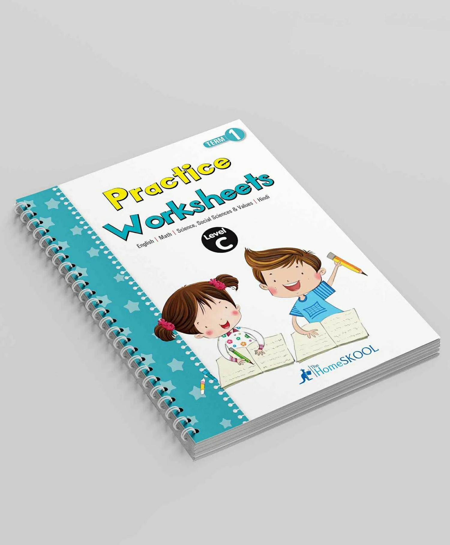 Practice Worksheets Level C Term 1 Book – English Hindi  |   Academic Books Academic Books Academic Books