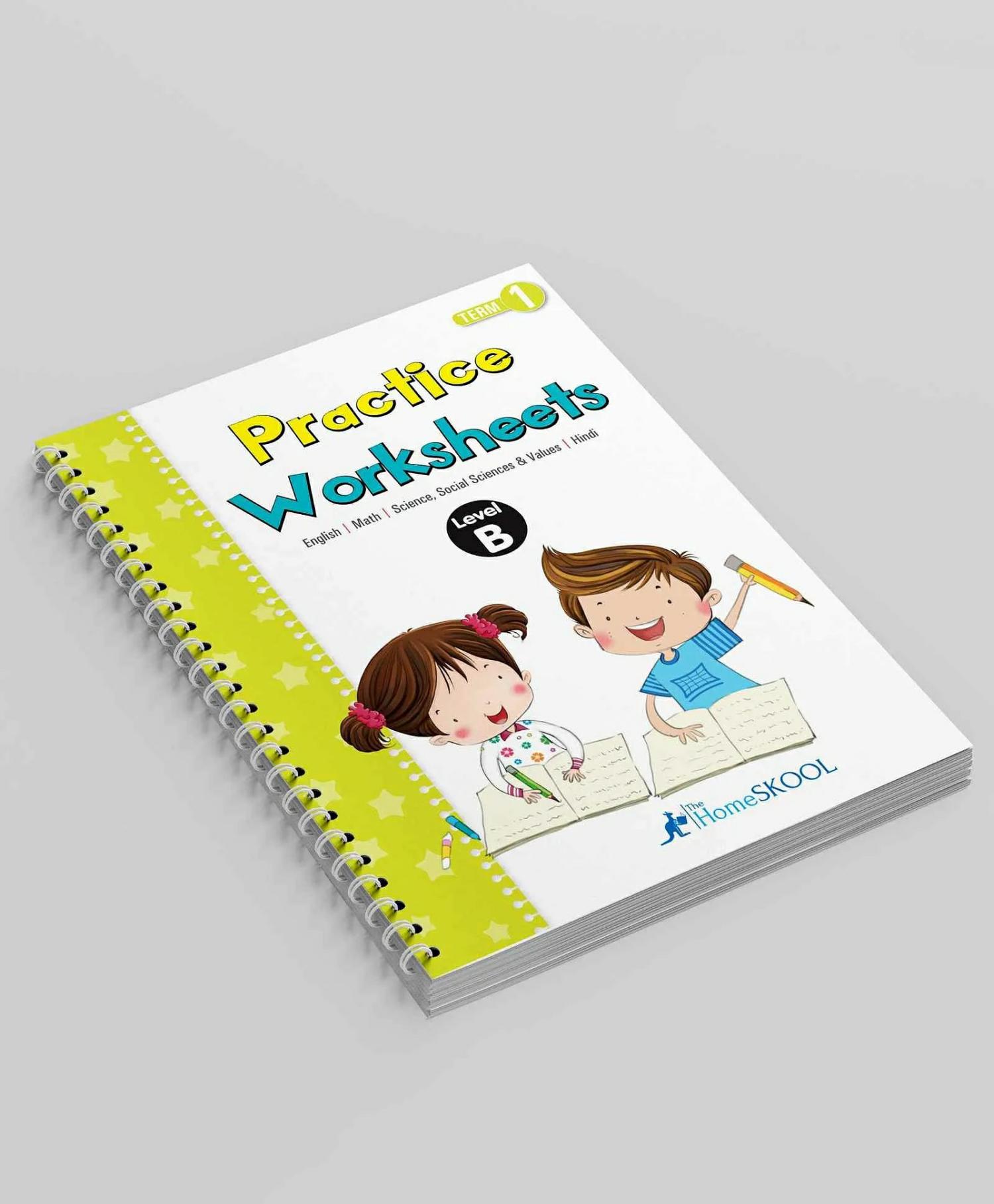 Practice Worksheets Term 1 Book – English Hindi  |   Academic Books Academic Books Academic Books