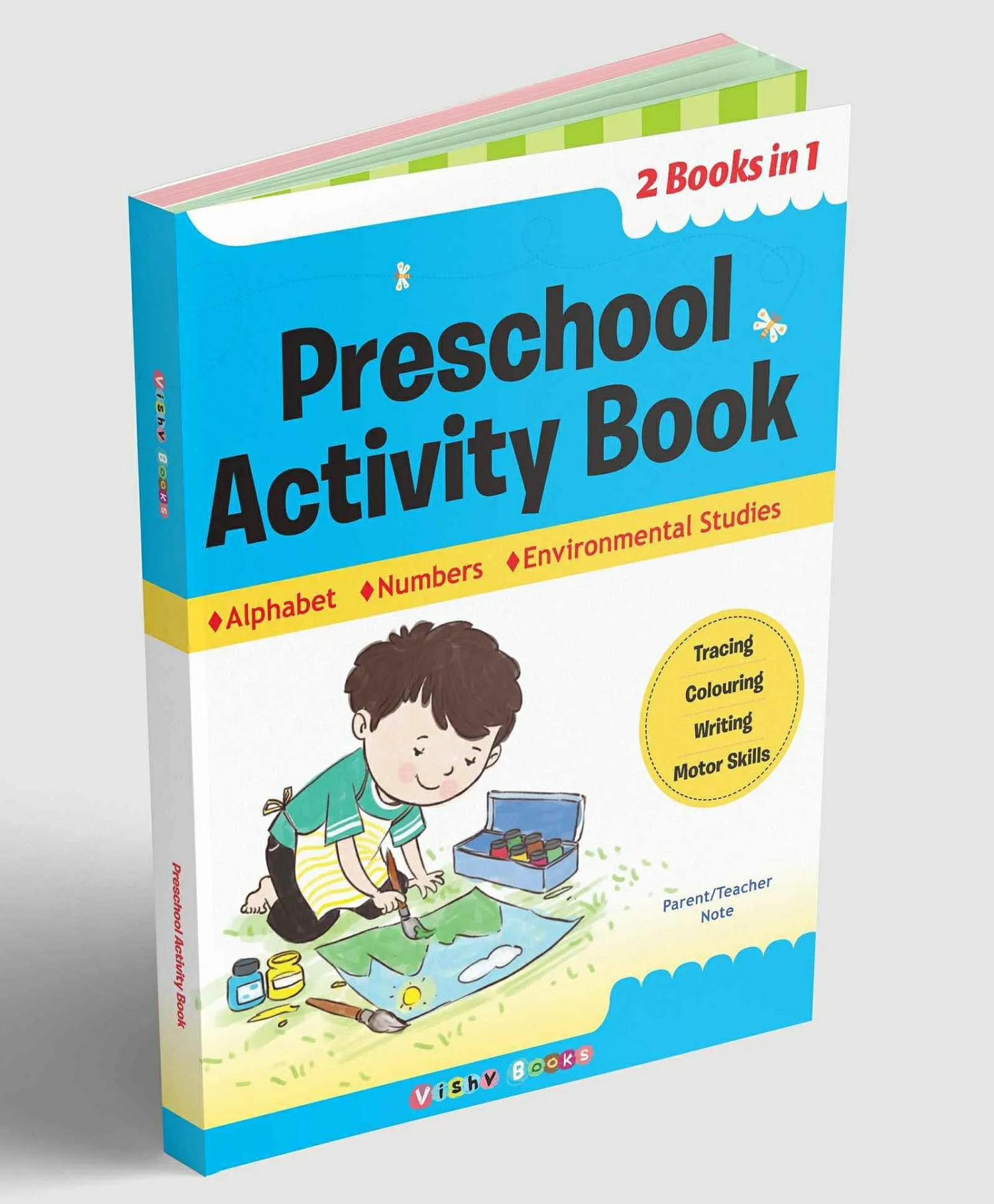 Preschool Activity Books 2 Books In 1 – English  |   Crafts, Hobbies & Activity Books Crafts, Hobbies & Activity Books Crafts