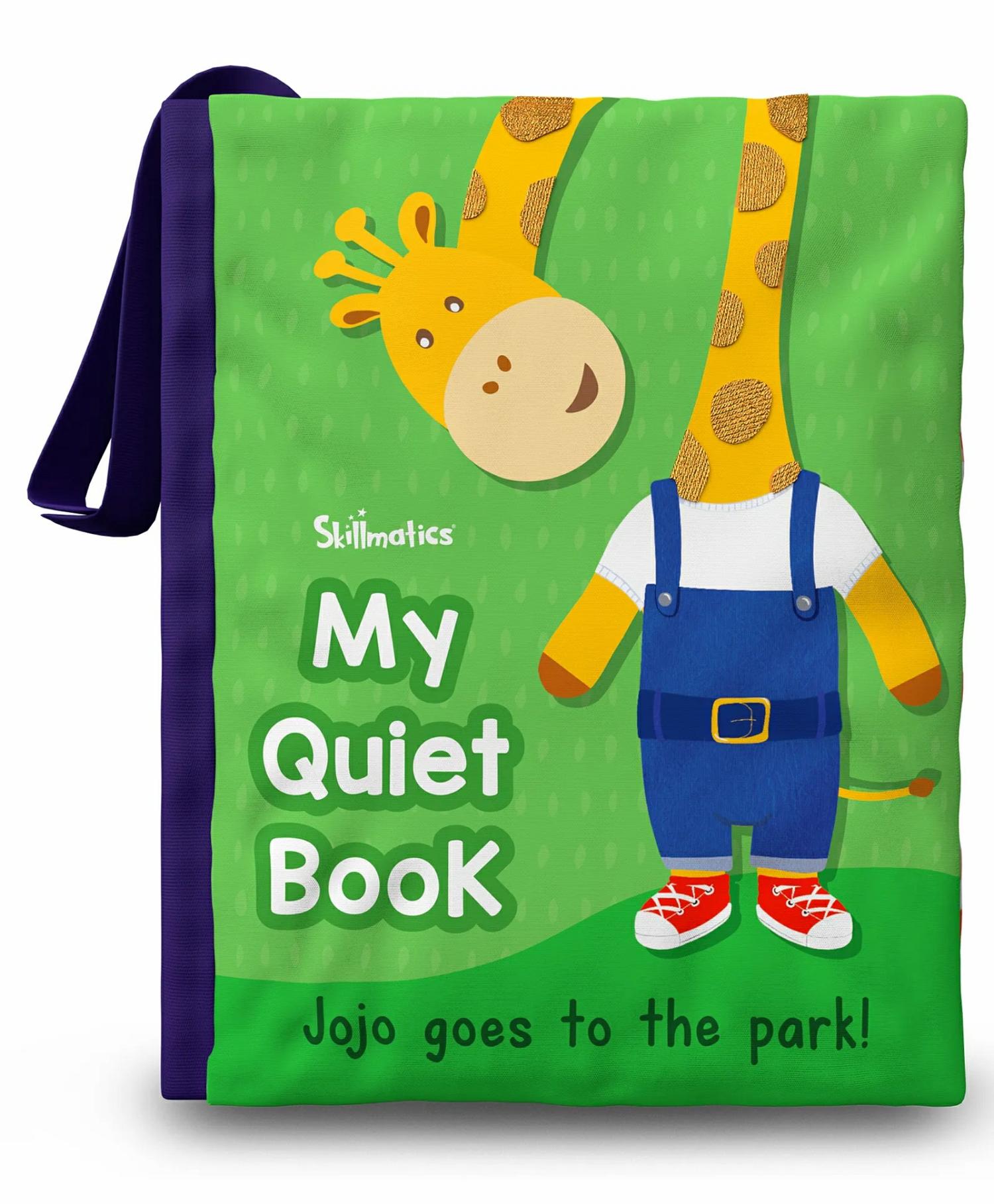 Quiet Book Sensory Activity Book With 11 Interactive Daily Activities – Green  |   Read & Learn Read & Learn Read & Learn