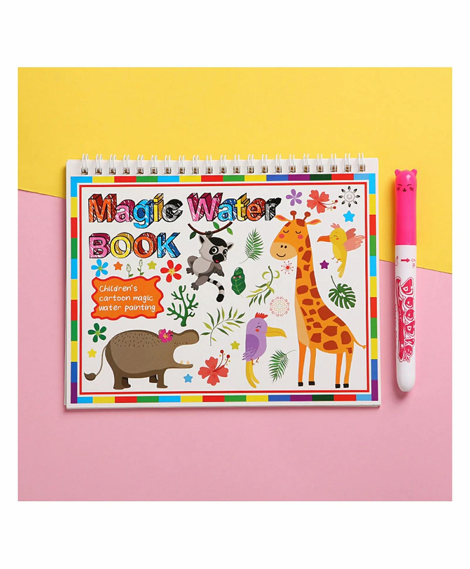 Reusable Magic Water Colouring Book – English  |   Crafts, Hobbies & Activity Books Crafts, Hobbies & Activity Books Crafts