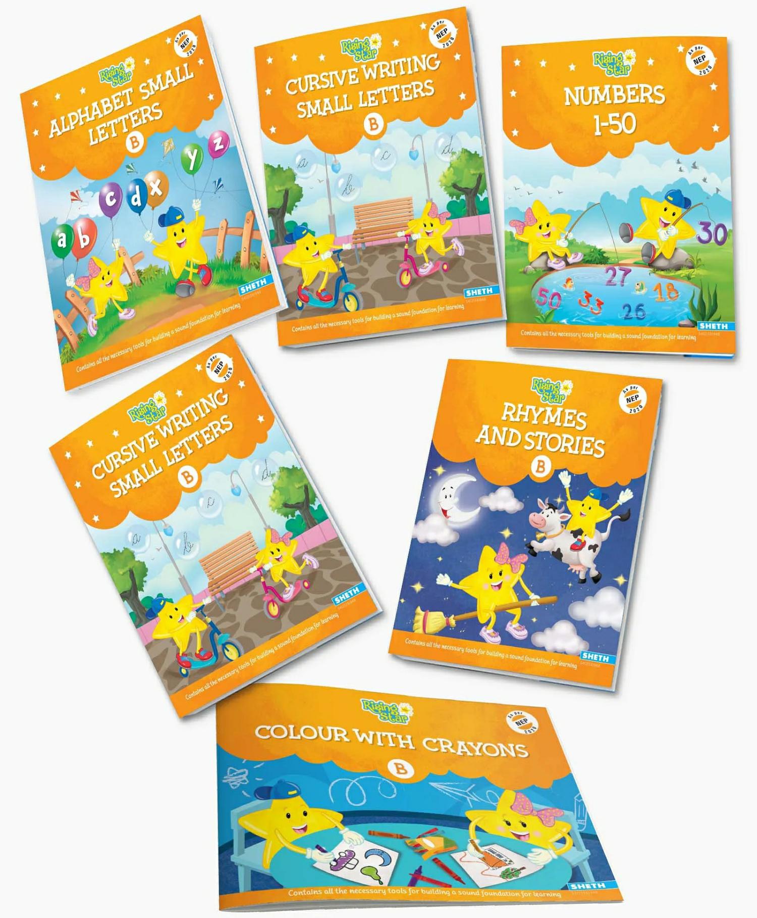 Rising Star Fun Learning Junior Kg Book Pack Of 6 – English  |   Read & Learn Picture Books Picture Books