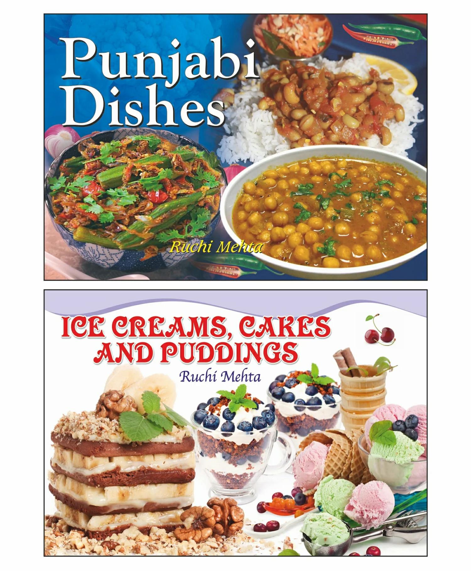 Ruchi Mehta Cookery Books Punjabi Dishes Ice Creams Cakes And Puddings – English  |   Pregnancy & Parenting Books Pregnancy & Parenting Books Pregnancy & Parenting Books