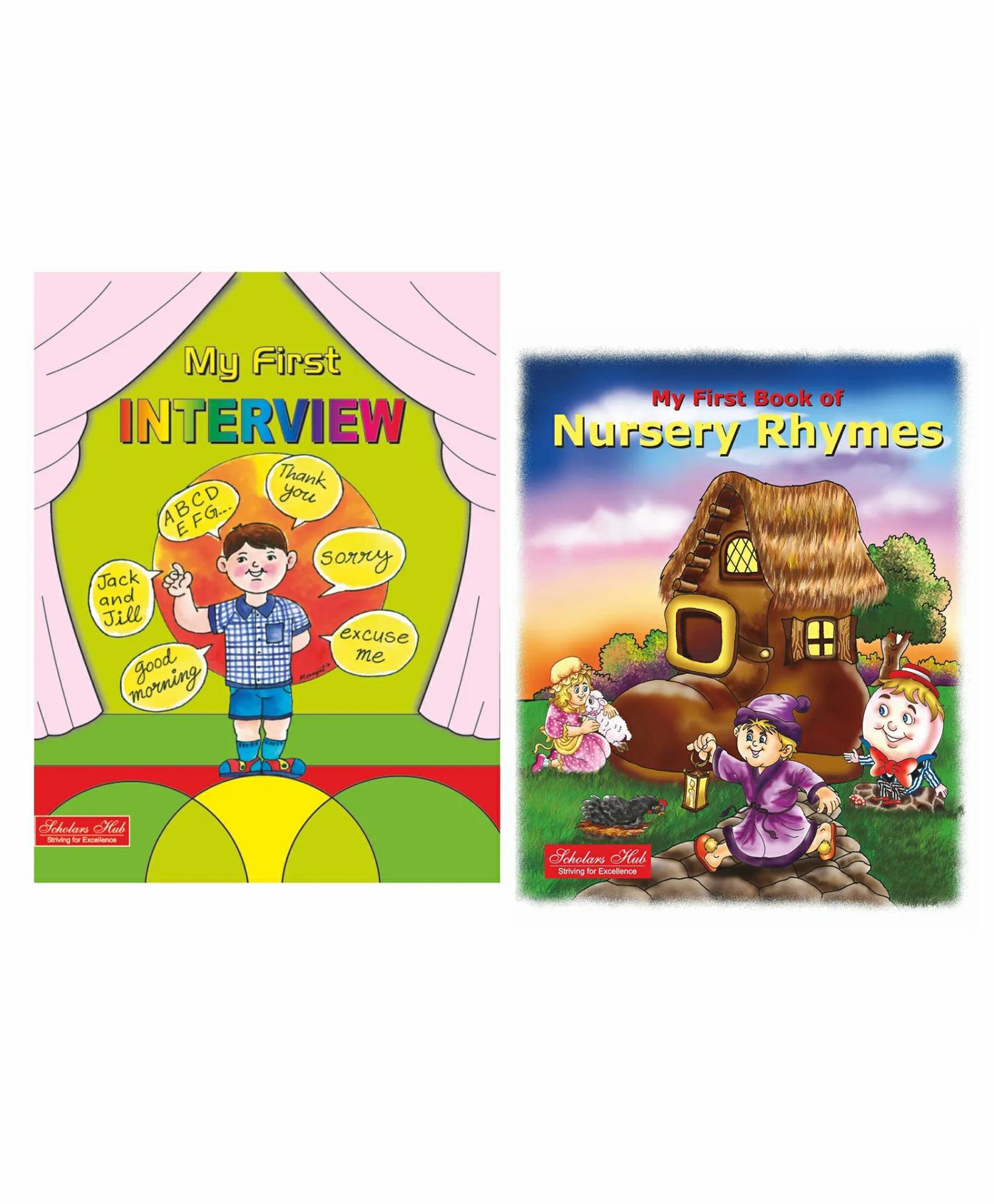 School Starter Pack My First School Interview & My Book Of Nursery Rhymes Pack Of 2 – English  |   Rhymes & Poetry Books Rhymes & Poetry Books Rhymes & Poetry Books