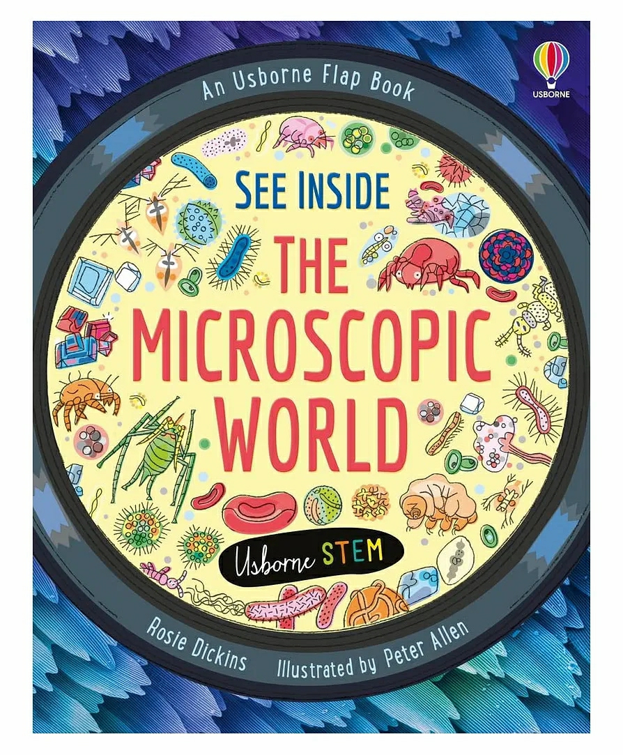 See Inside Microscopic World Book – English  |   Board Books Board Books Board Books