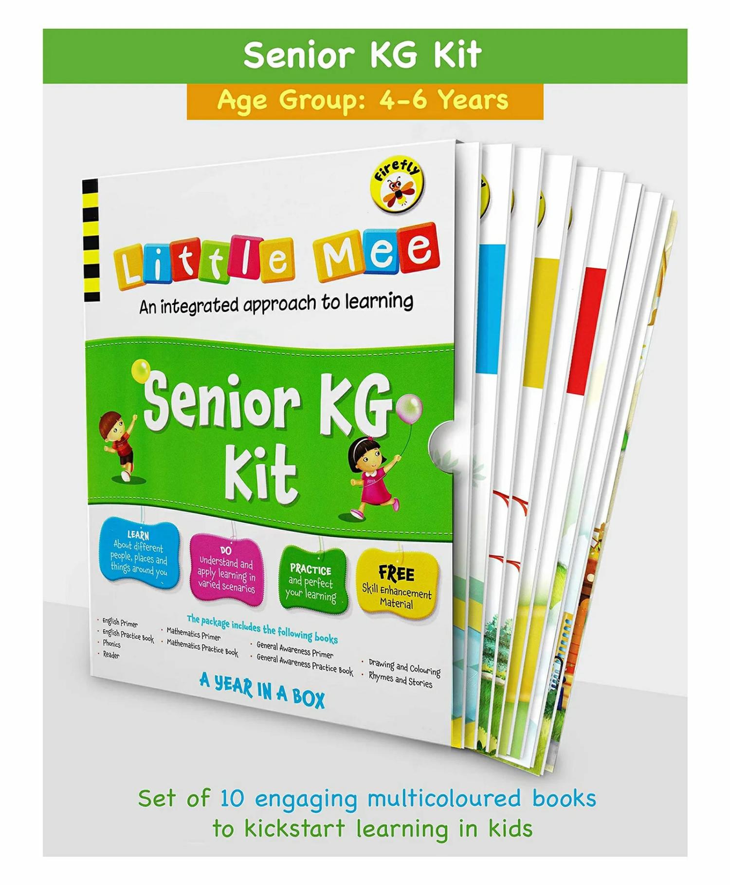 Senior Kg Kit Set Of 10 Books  – English  |   Read & Learn Read & Learn Read & Learn