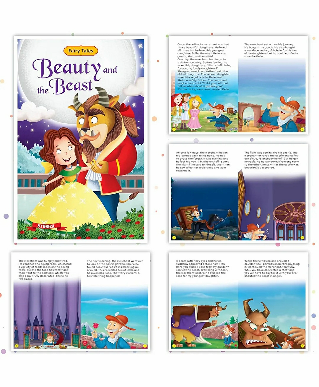 Set Of 10 Fairy Tales Story Books For Kids|English Short Stories For 3+ | Cindrella,Rapunzel, Nightangle,Ugly Duckling & Others  |   Picture Books Picture Books Picture Books