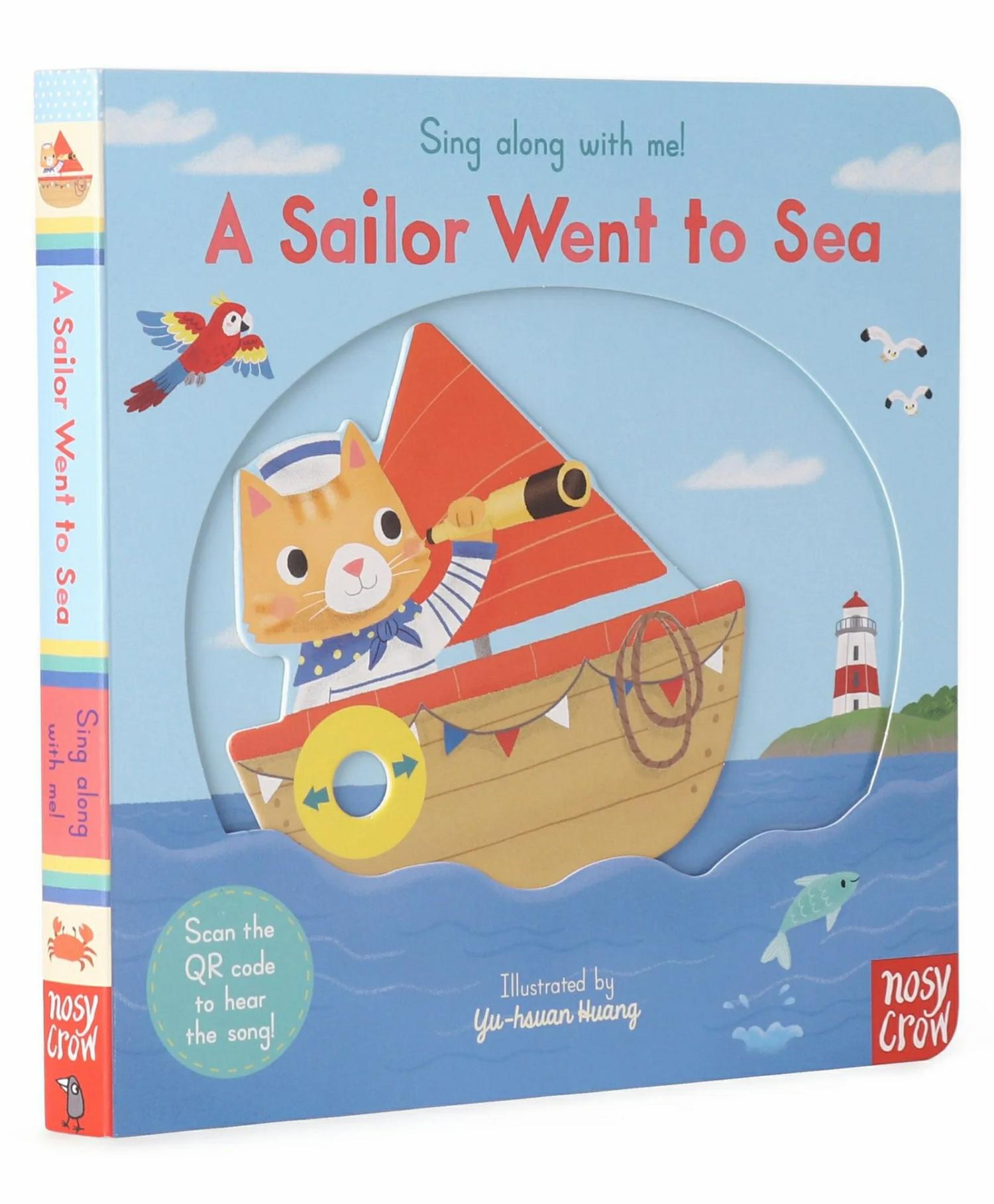 Sing Along With Me A Sailor Went To Sea Board Book By Yu-Hsuan Huang – English  |   Rhymes & Poetry Books Rhymes & Poetry Books Rhymes & Poetry Books