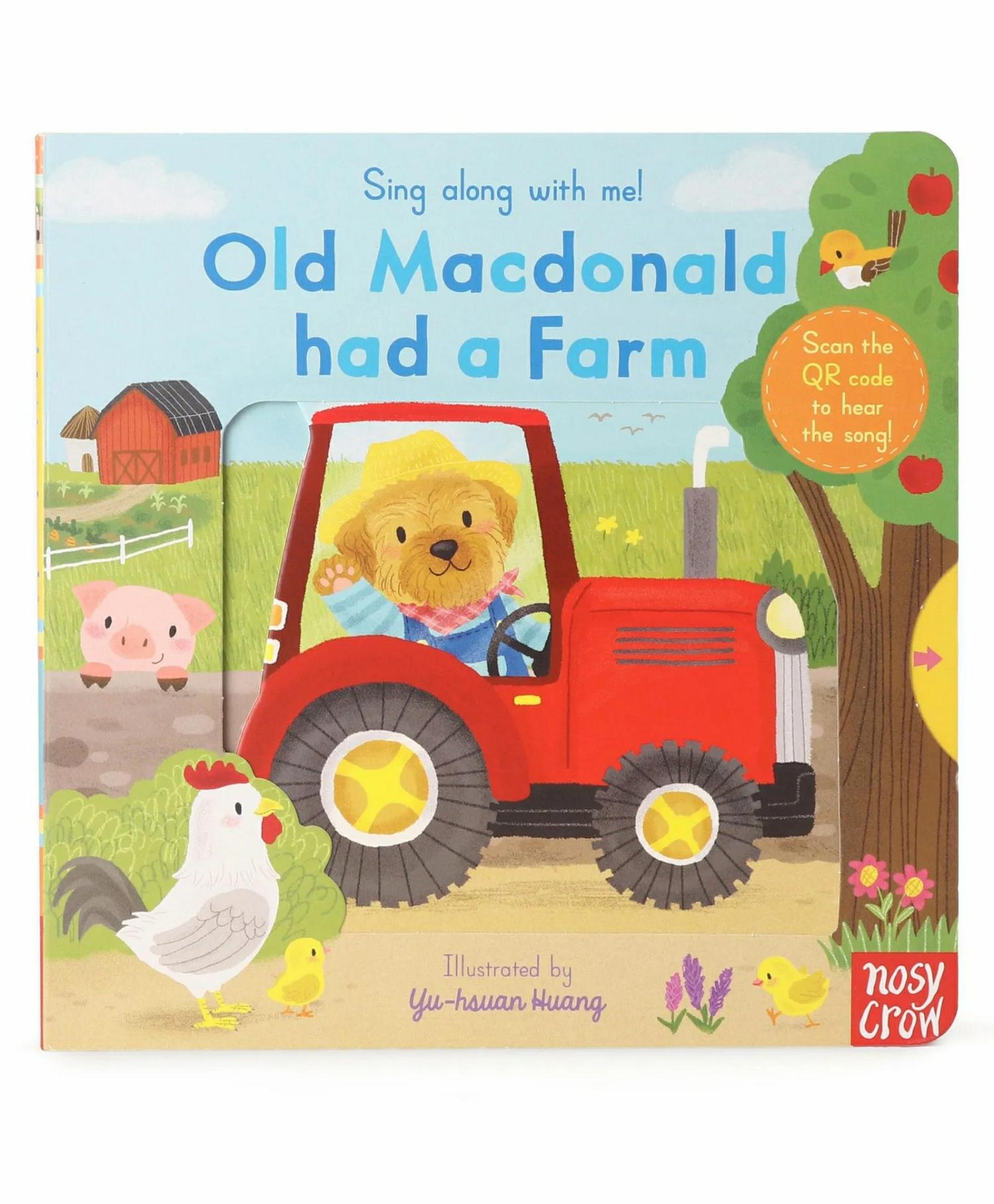 Sing Along With Me Old Macdonald Had A Farm Board Book By Yu-Hsuan Huang – English  |   Rhymes & Poetry Books Rhymes & Poetry Books Rhymes & Poetry Books