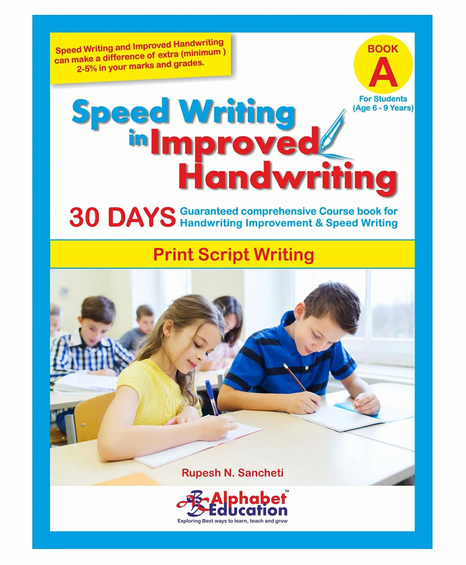 Speed Writing In Improved Handwriting Book A – English  |   Crafts, Hobbies & Activity Books Crafts, Hobbies & Activity Books Crafts