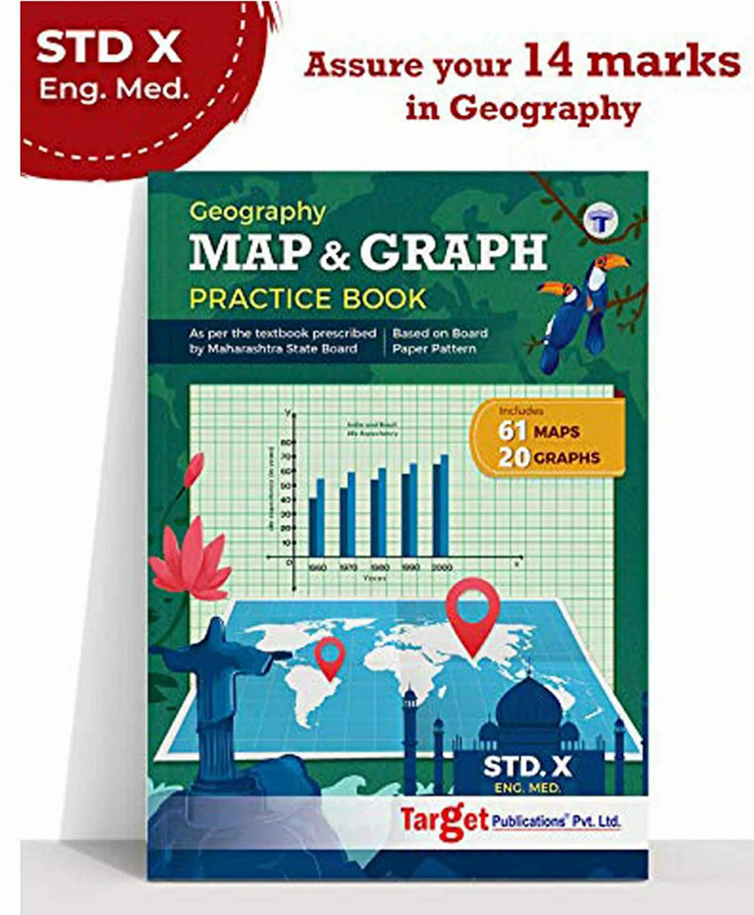 Standard 1 Geography Maps And Graph Practice Book – English  |   Academic Books Academic Books Academic Books