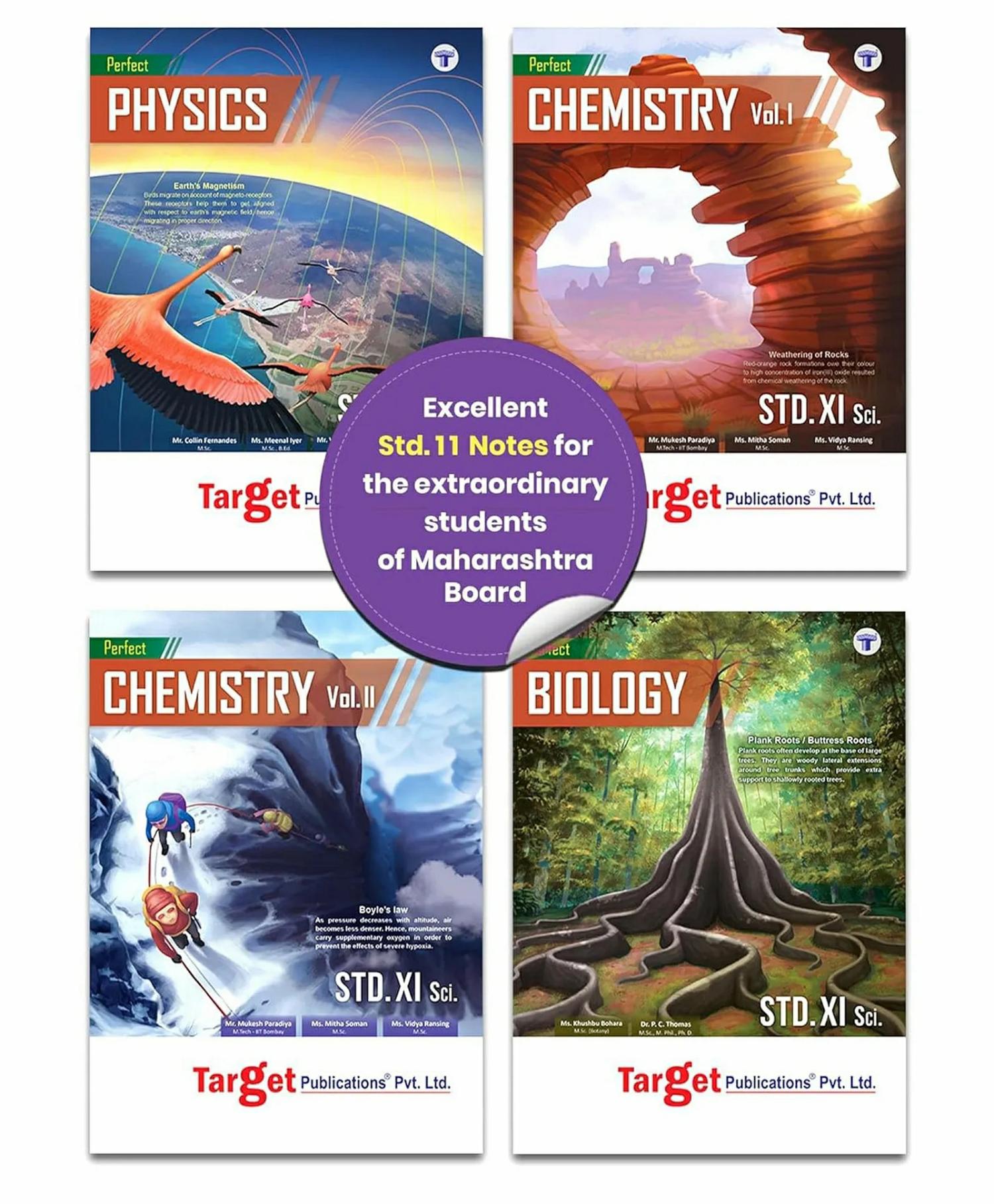 Std. 11Th Science Perfect Series Physics, Chemistry And Biology Combo (Pcb)Set Of 4 Books – English  |   Academic Books Academic Books Academic Books