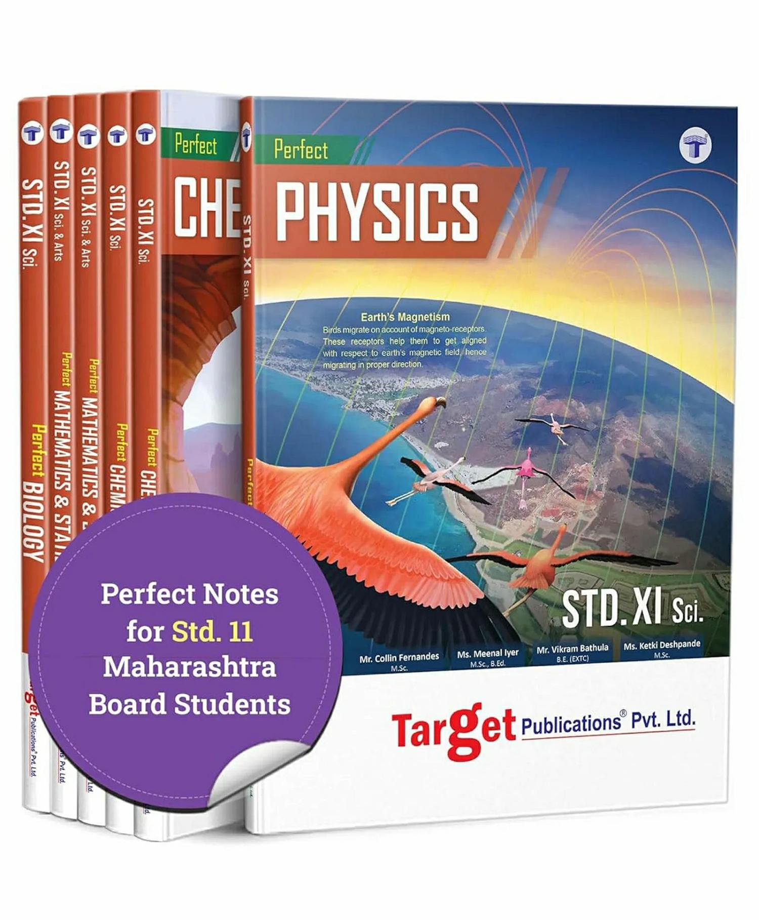 Std. 11Th Science Perfect Series Physics, Chemistry, Maths And Biology Combo (Pcmb)Set Of 6 Books – English  |   Academic Books Academic Books Academic Books