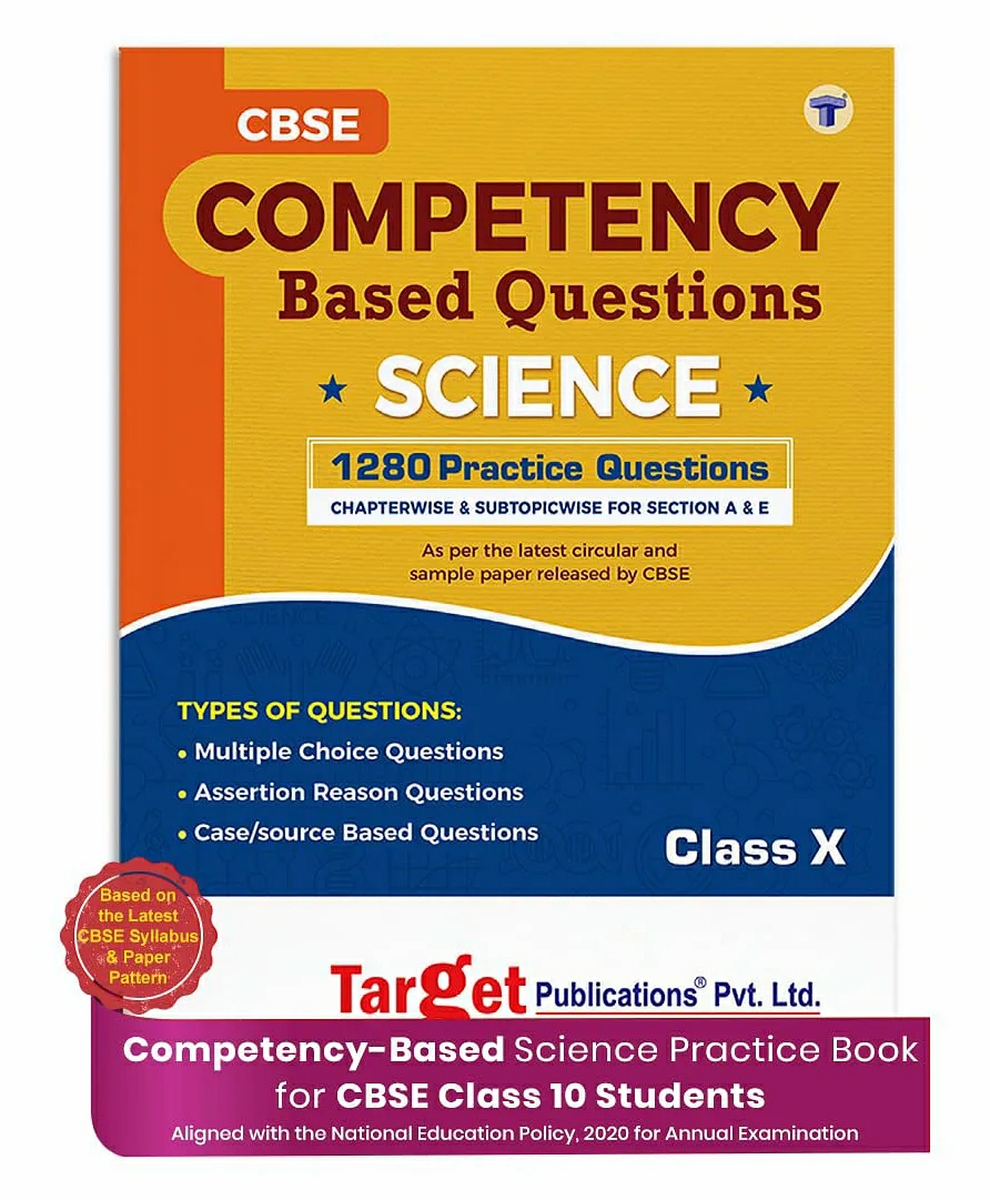 Std X Cbse Science Competency Based Questions (Em) –  English  |   Academic Books Academic Books Academic Books