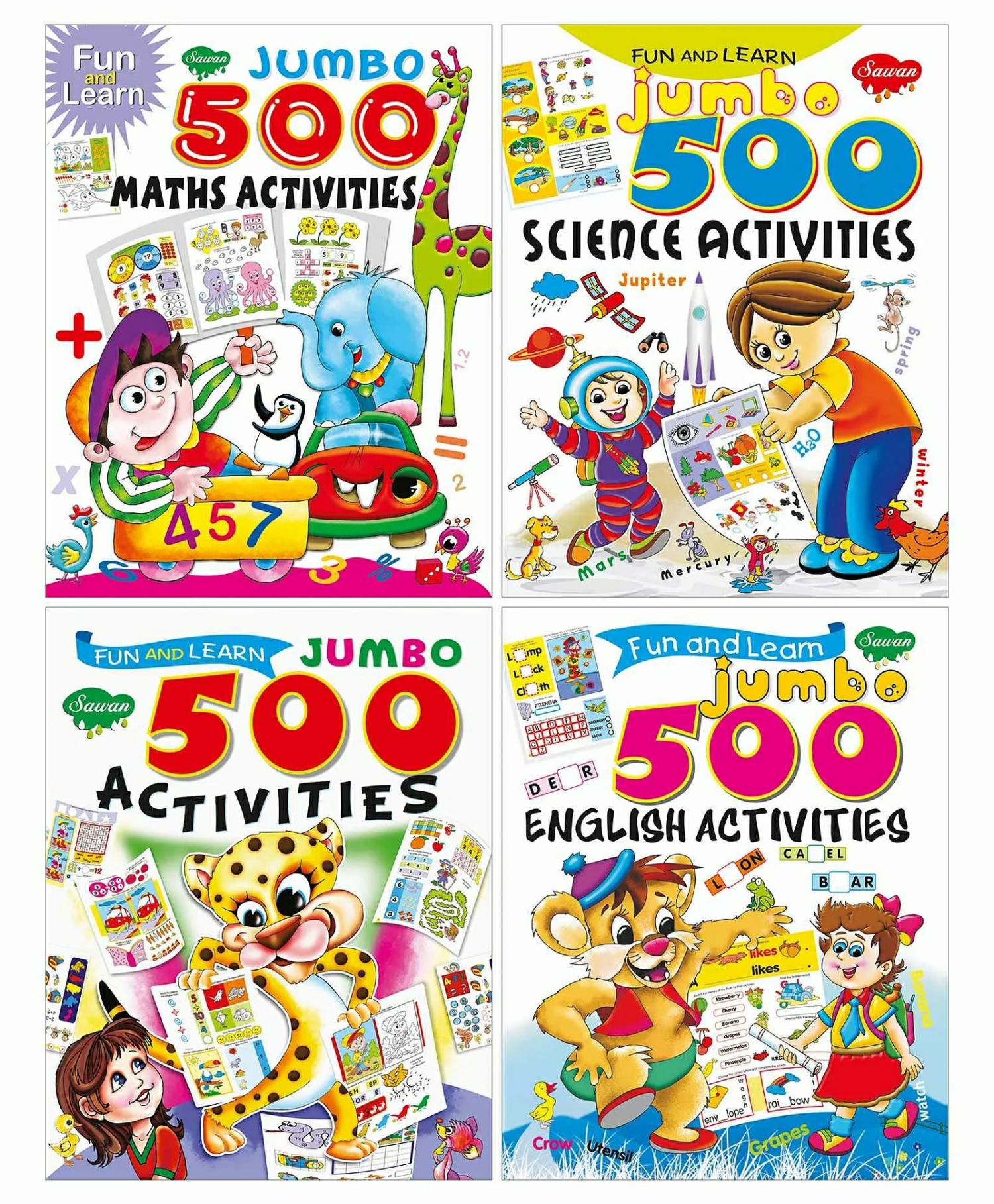 Stem Activity Book Pack Of 4 – English  |   Crafts, Hobbies & Activity Books Crafts, Hobbies & Activity Books Crafts