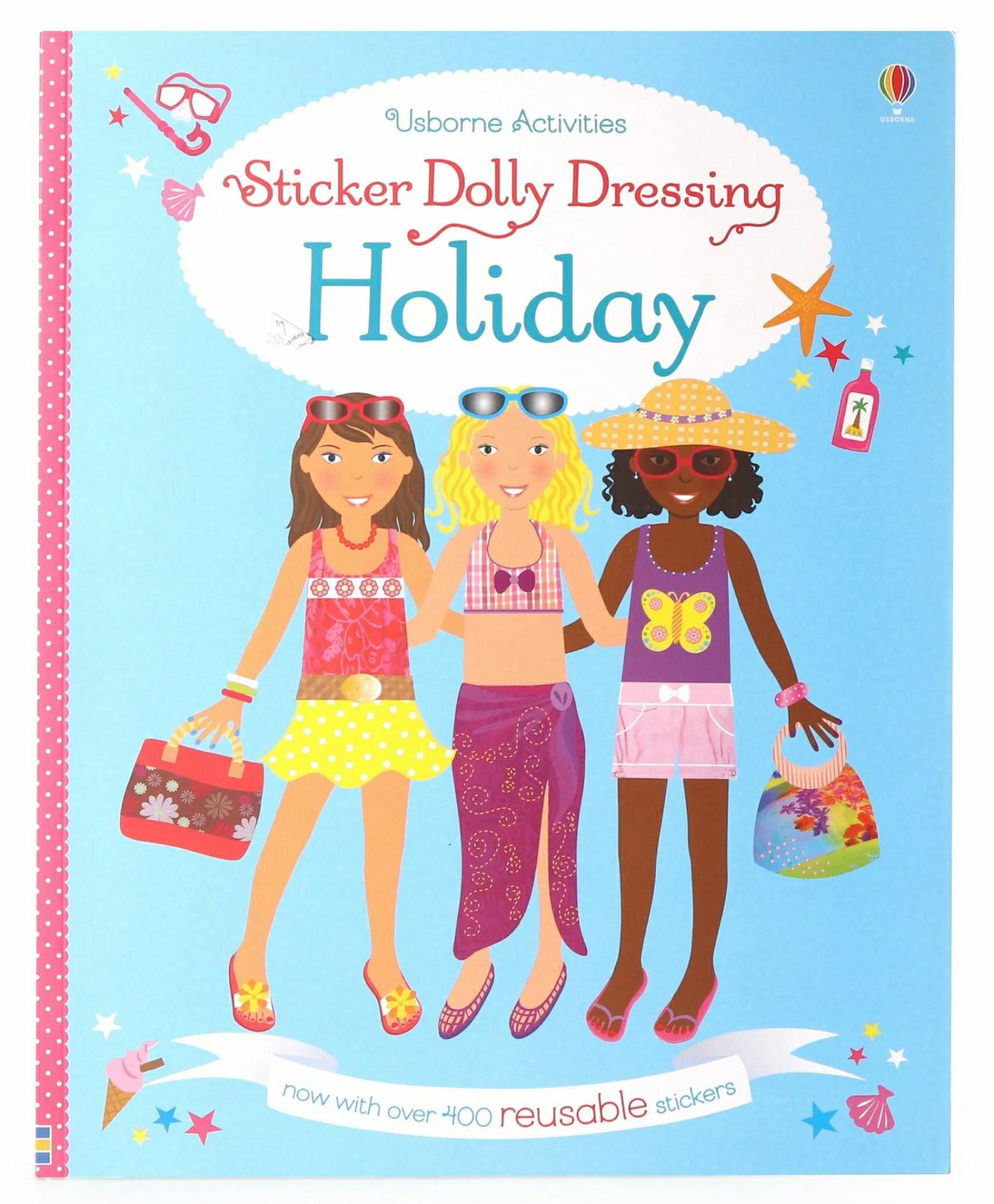 Sticker Book Dolly Dressing Holiday- English  |   Sticker Books Sticker Books Sticker Books