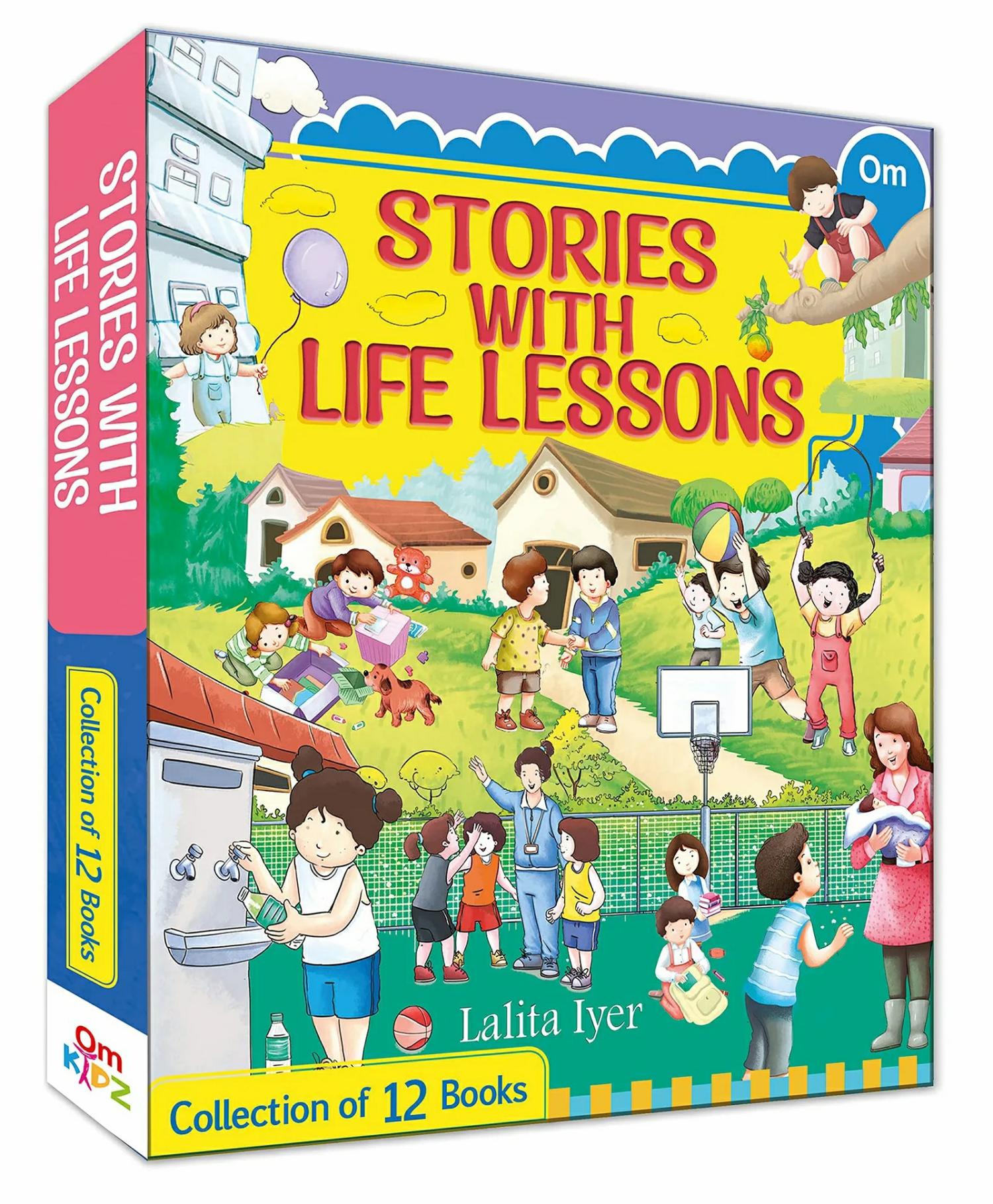 Stories With Life Lessons Set Of 12 Books – English  |   Story Books Story Books