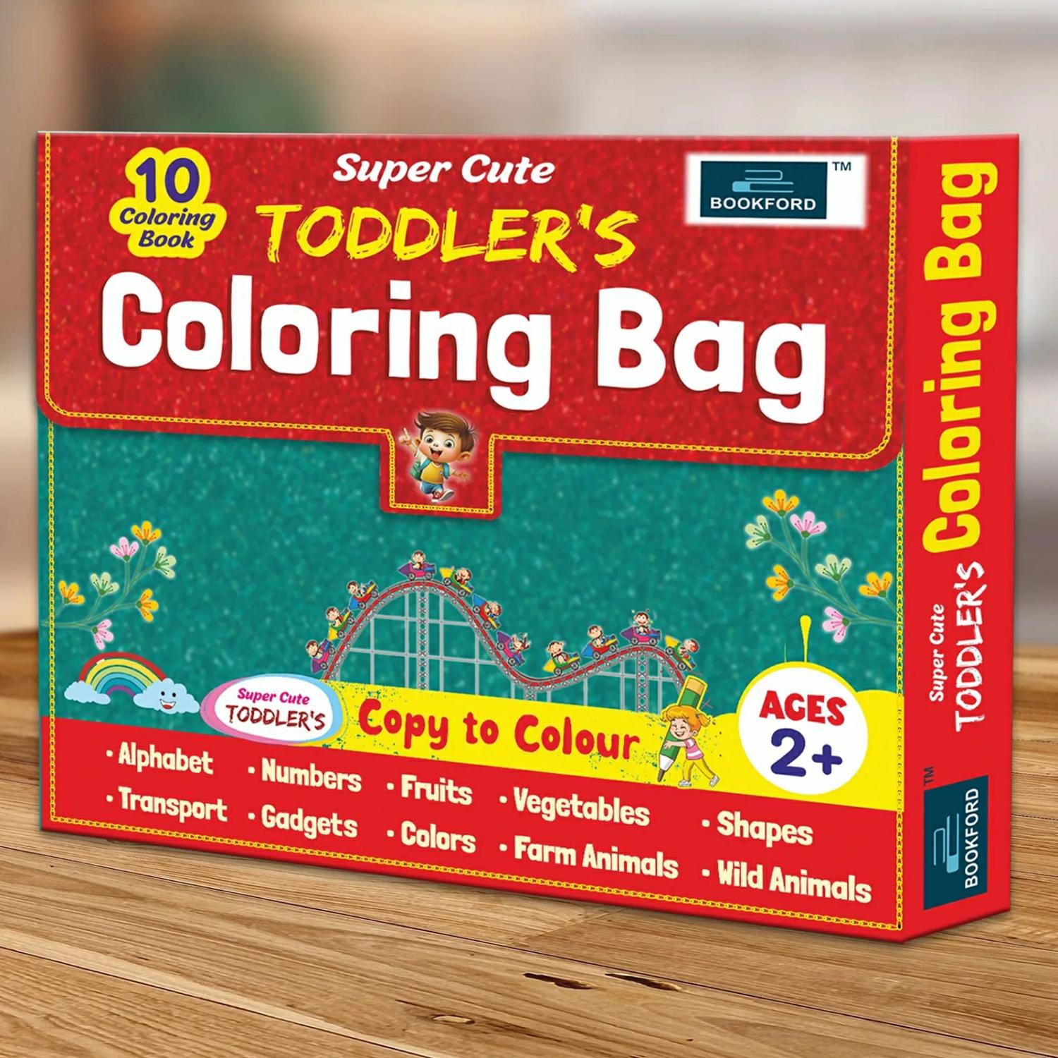 Super Cute Toddler’S Coloring Bag Set Of 1 Coloring Books For Kids  |   Drawing & Coloring Book Drawing & Coloring Book Drawing & Coloring Book