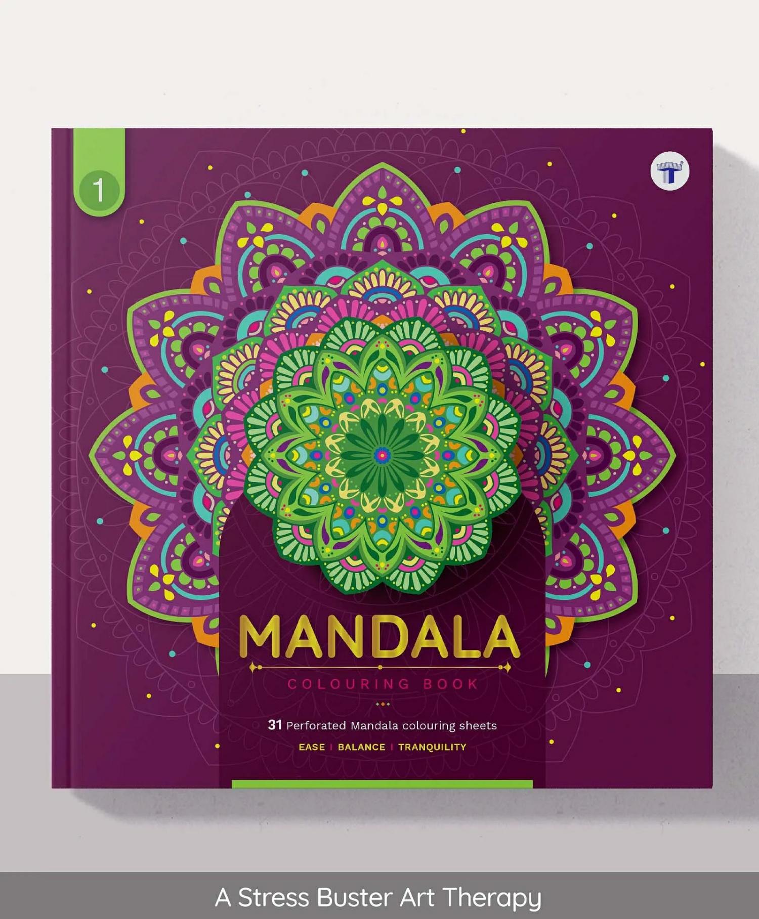 Target Publication Pvt Ltd Mandala Colouring Book – English  |   Crafts, Hobbies & Activity Books Crafts, Hobbies & Activity Books Crafts