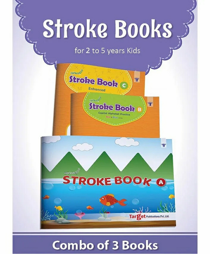 Target Publications Nurture Pattern Writing And Stroke Books Pack Of 3 – English  |   Read & Learn Read & Learn Read & Learn