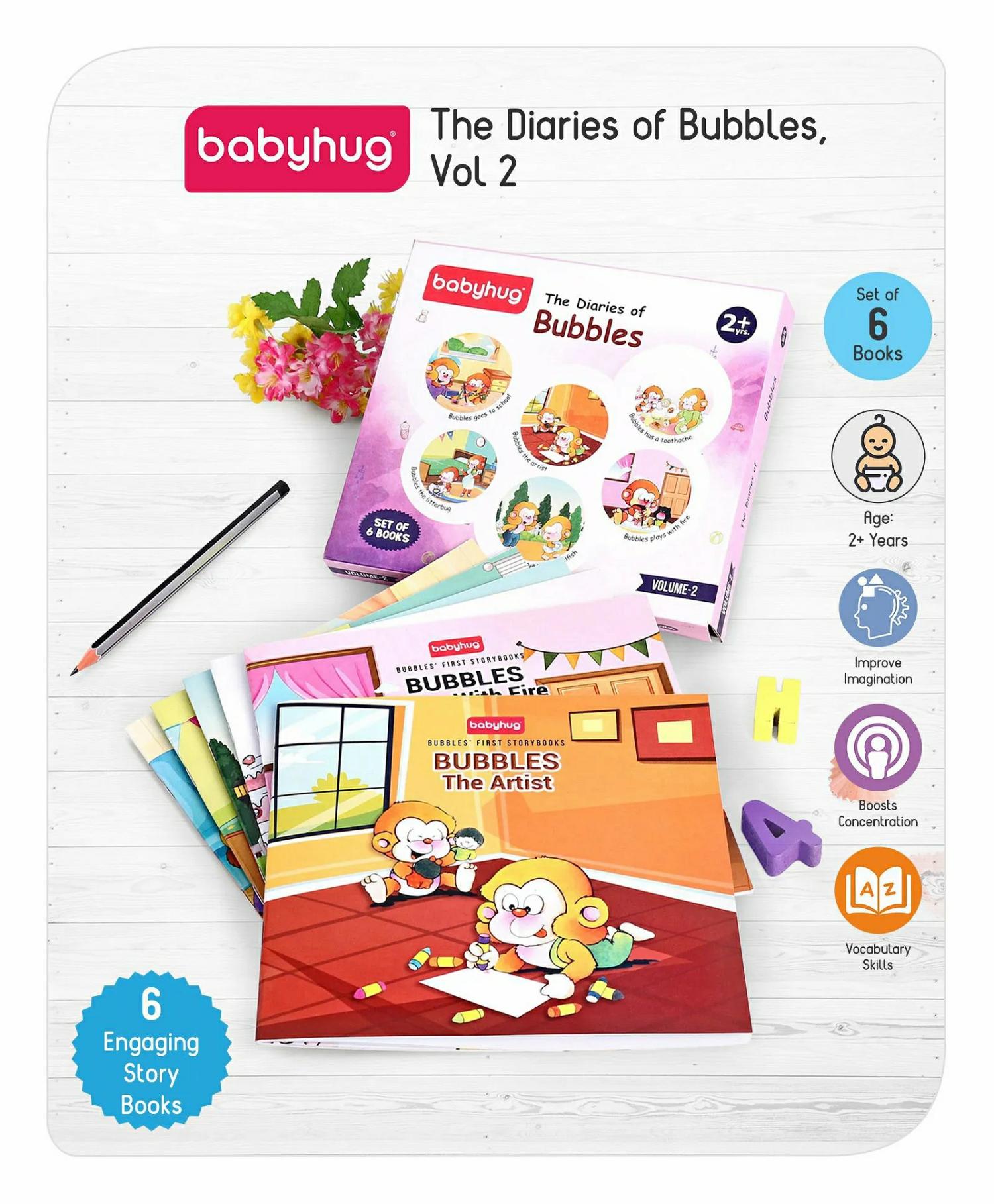 The Diaries Of Bubbles Volume 2 Story Books Set Of 6 – English  |   Picture Books Picture Books Picture Books