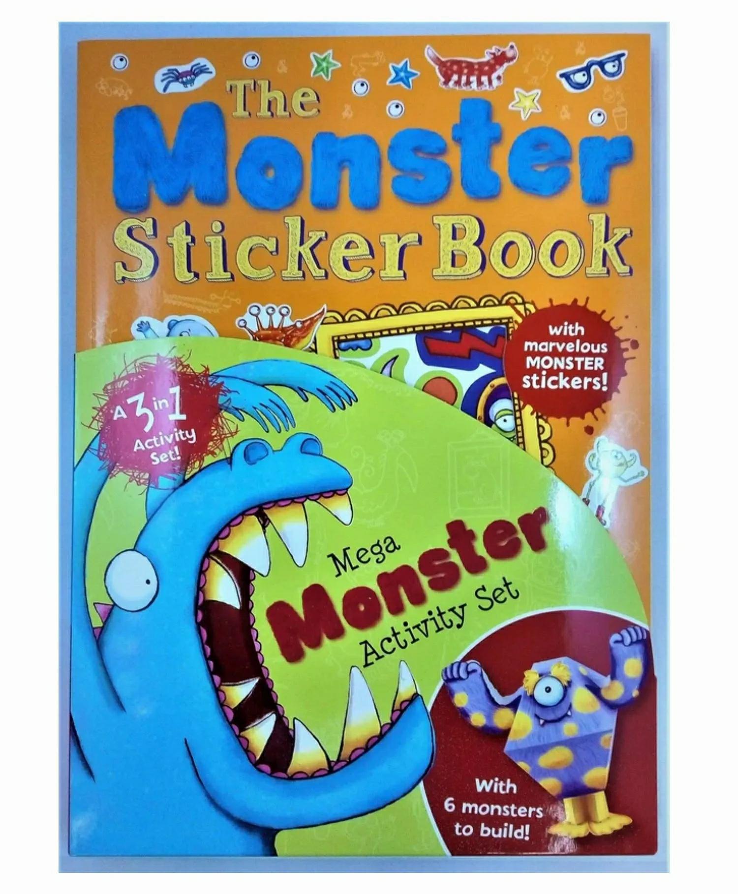 The Monster Sticker Book – English  |   Sticker Books Sticker Books Sticker Books