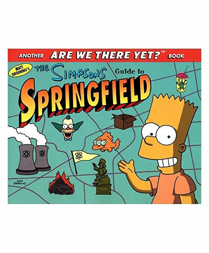 The Simpsons Guide To Springfield Book – English  |   Comics & Graphic Books Comics & Graphic Books Comics & Graphic Books