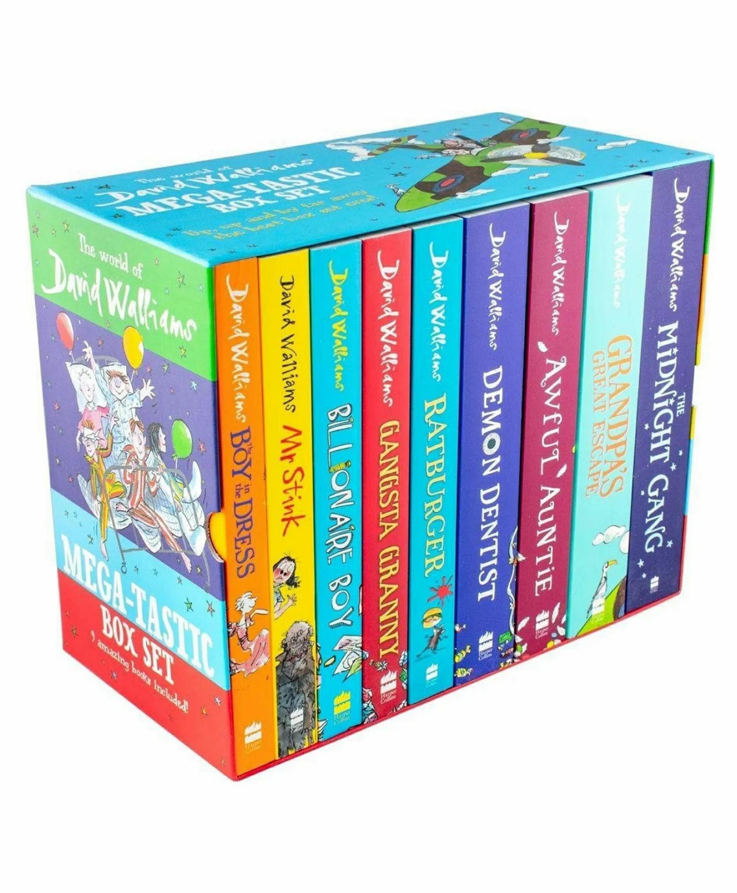 The World Of David Walliams Mega Tastic Box Set – English  |   Picture Books Picture Books Picture Books