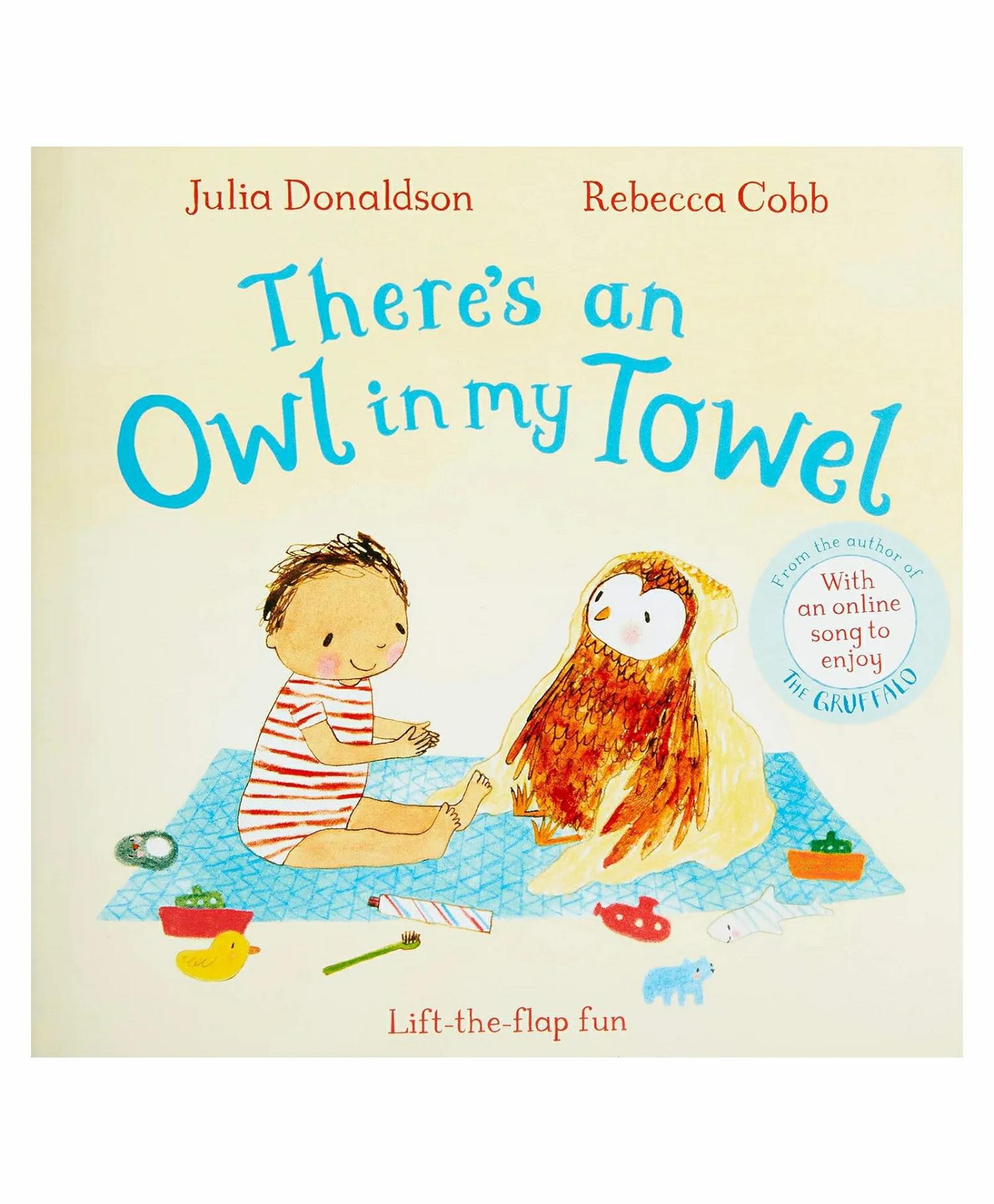 There’S An Owl In My Towel By Julia Donaldson – English  |   Board Books Board Books Board Books