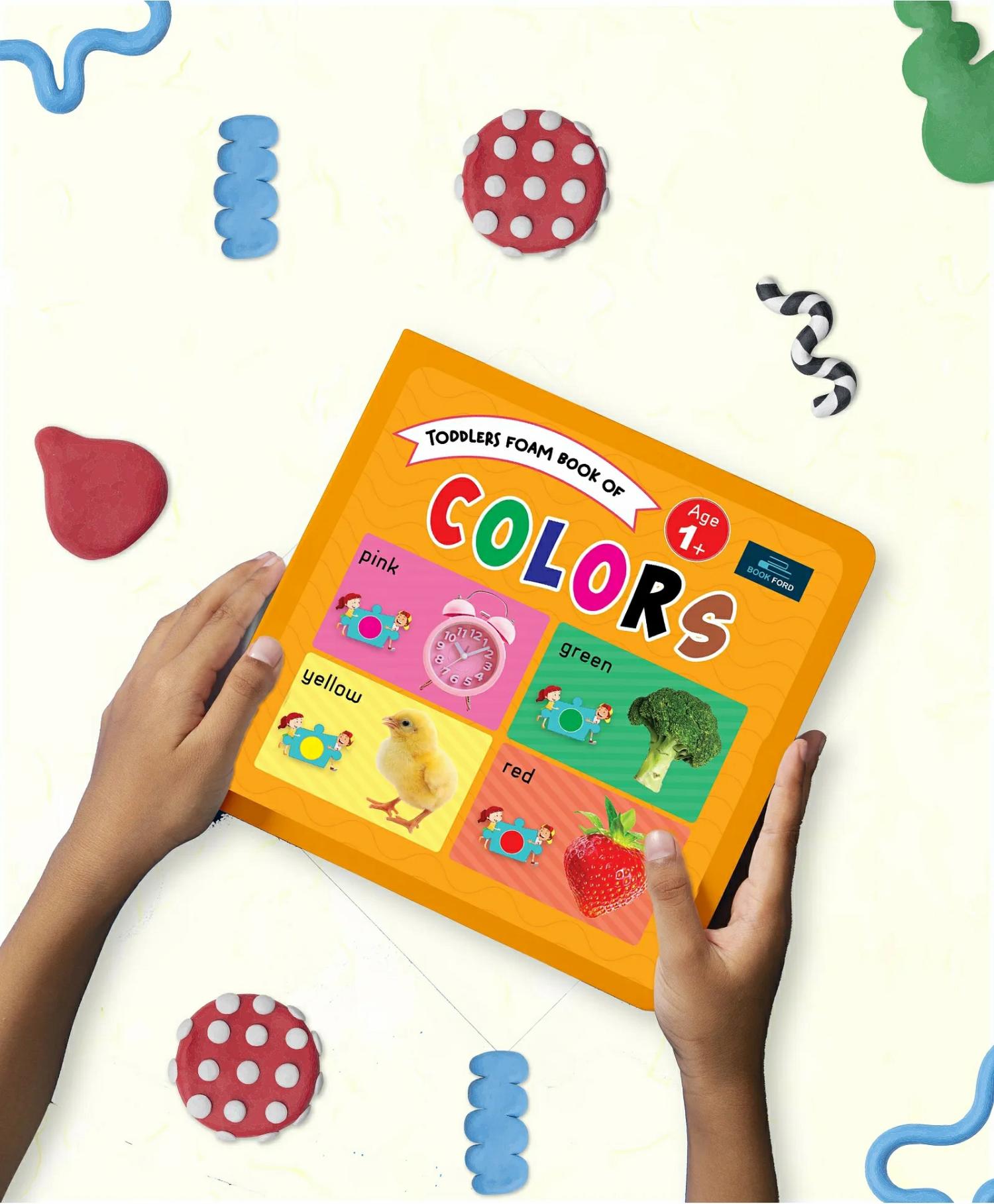 Toddlers Foam Book Learn Colors – English  |   Read & Learn Read & Learn Read & Learn