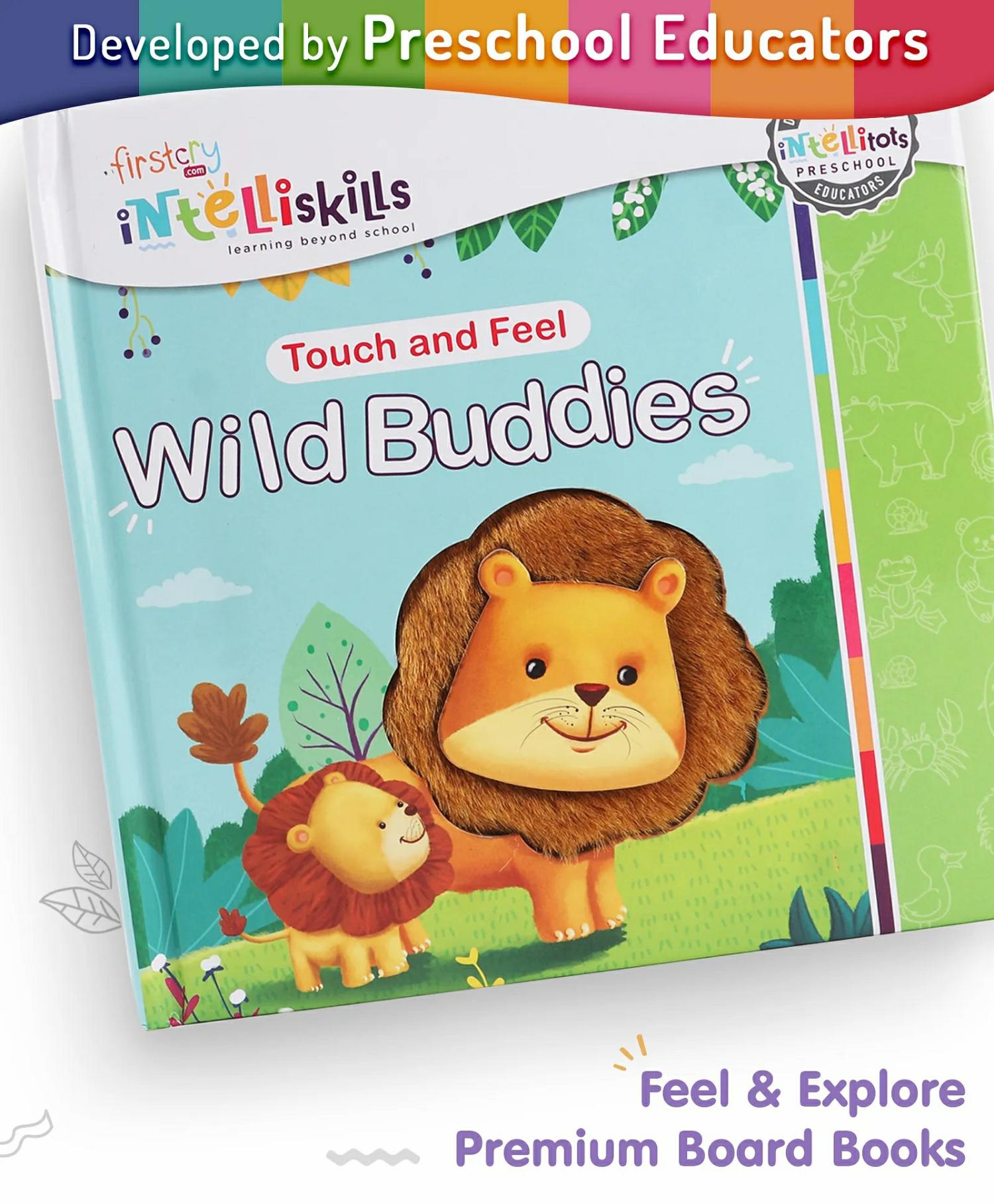 Touch And Feel Wild Buddies – English  |   Board Books Board Books Board Books