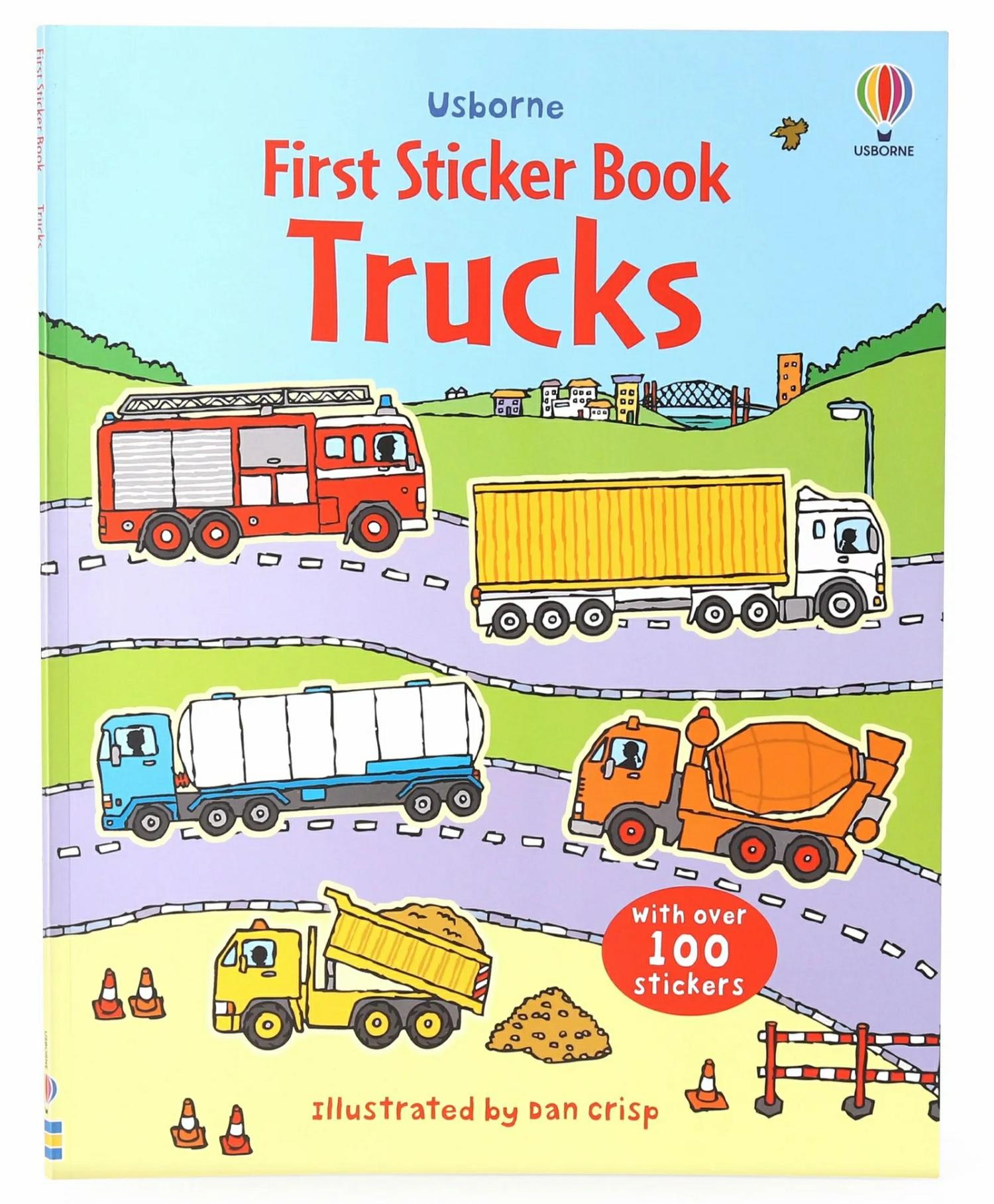 Trucks Sticker Book- English  |   Sticker Books Sticker Books Sticker Books