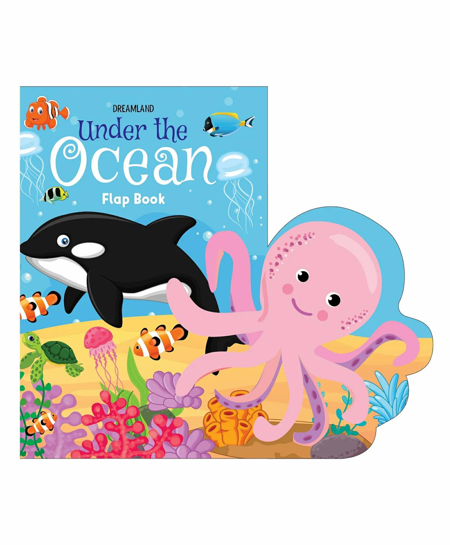 Under The Ocean – Lift The Flap Book With Bright And Colourful Pictures- Early Learning Book For Children  |   Picture Books Picture Books Picture Books