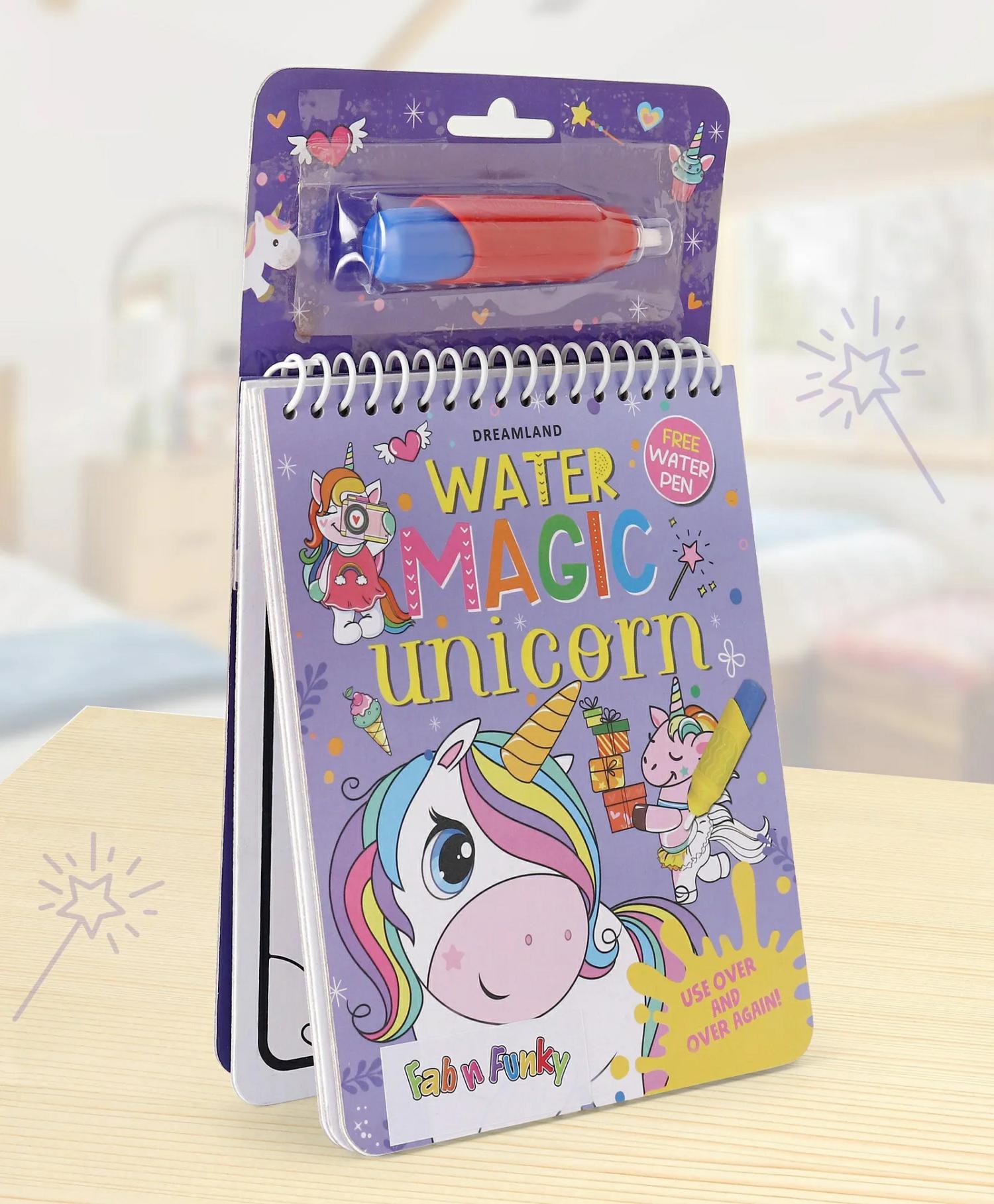 Unicorn Water Magic Colouring Book With Pen – English  |   Crafts, Hobbies & Activity Books Crafts, Hobbies & Activity Books Crafts